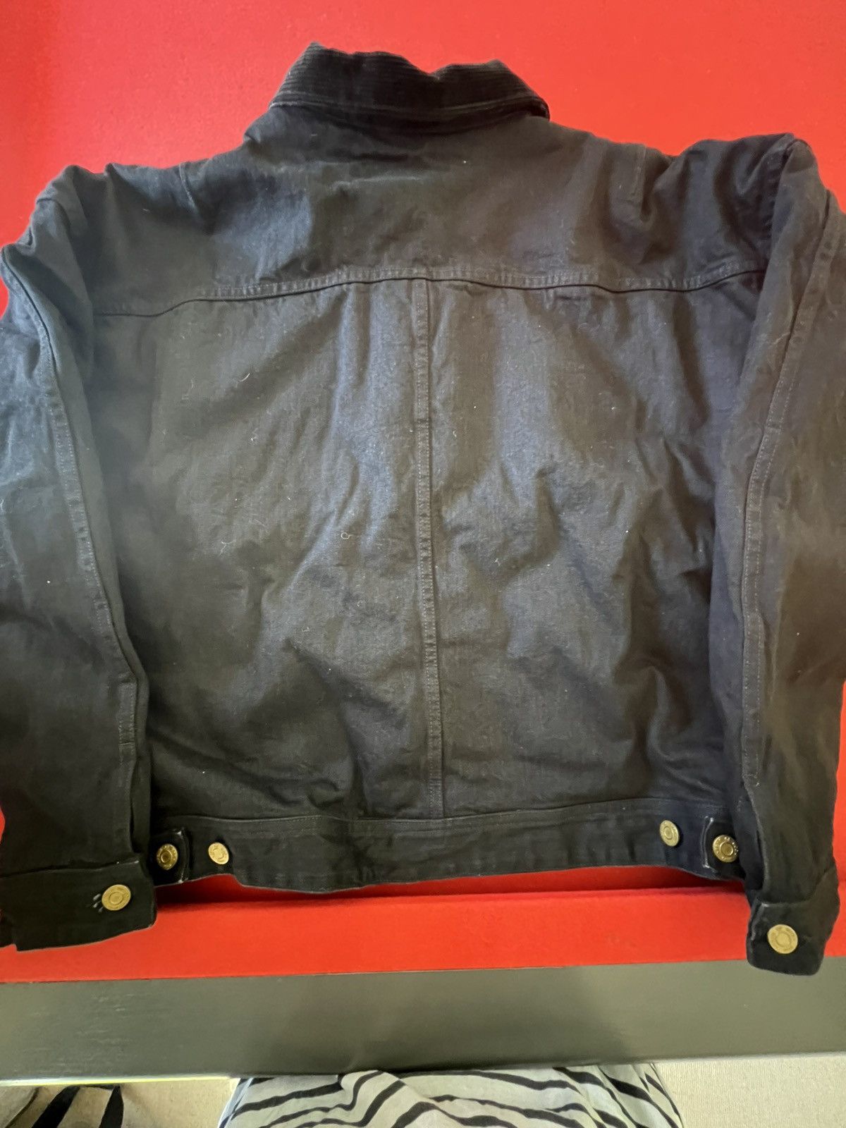 Fear of God Selvedge Denim Alpaca Trucker Jacket Size US L / EU 52-54 / 3 - 8 Thumbnail