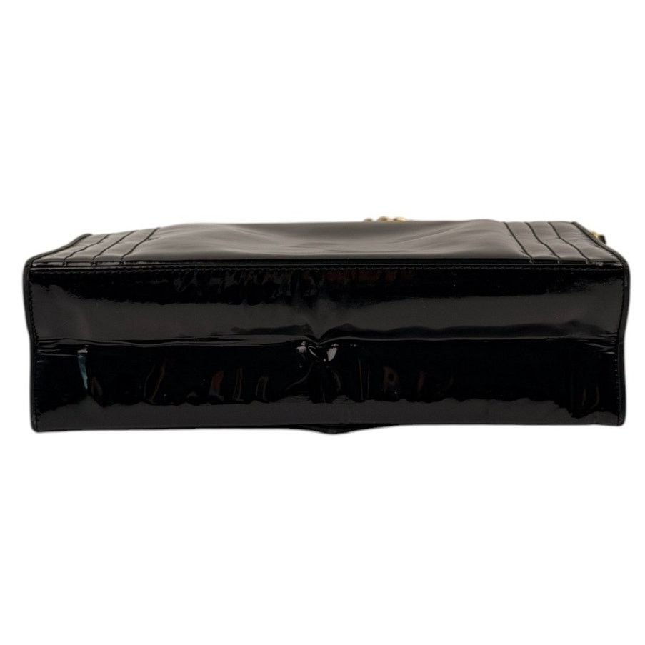 Chanel Chanel Vintage CC Black Patent Envelope Flap Bag Size ONE SIZE - 8 Thumbnail