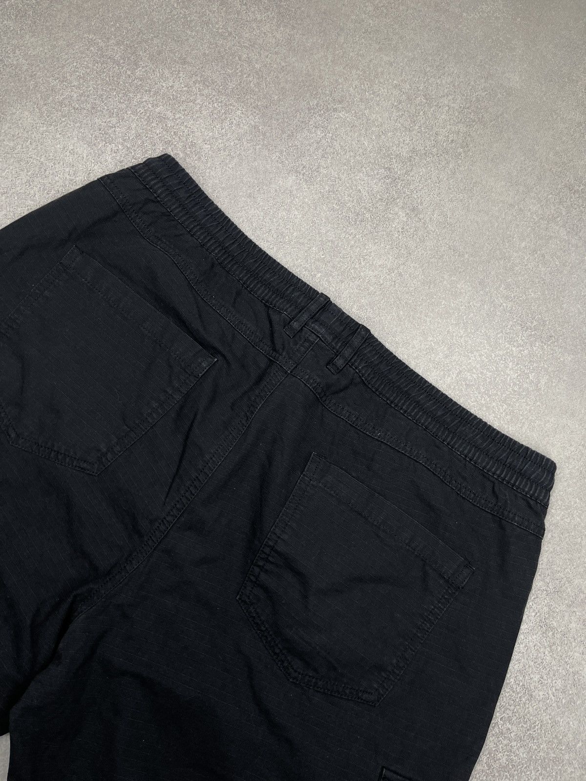 Barbour Mens Barbour International Cargo Pants Black Garment Dye Size US 36 / EU 52 - 7 Thumbnail