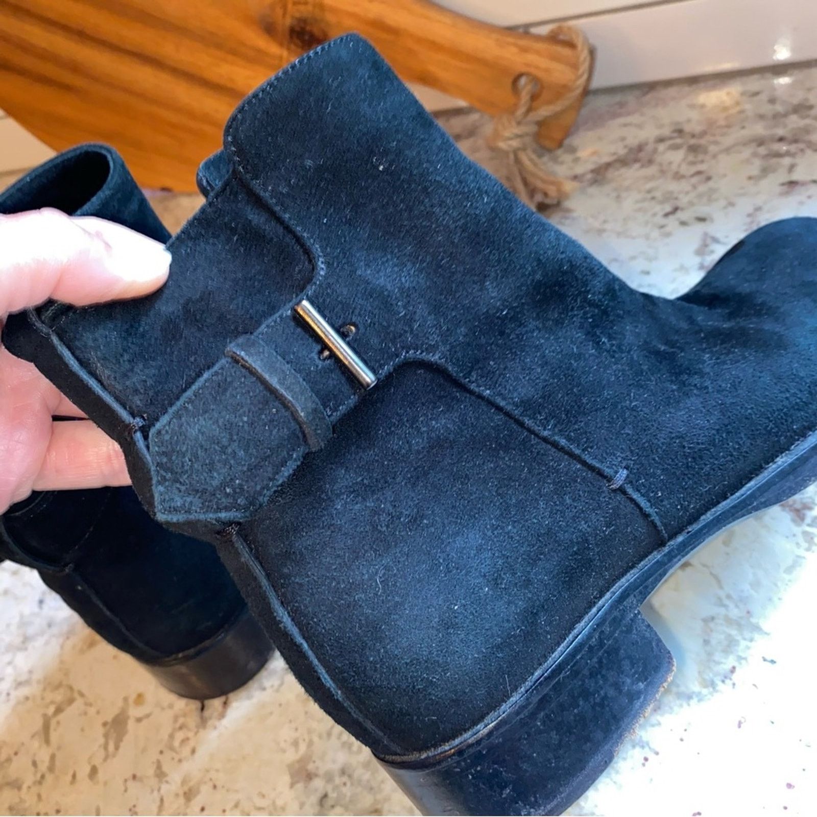 Other REED KRAKOFF $1k Blk Suede Italian Chelsea Boots 37.5 US 7.5 Size US 7.5 / IT 37.5 - 9 Thumbnail