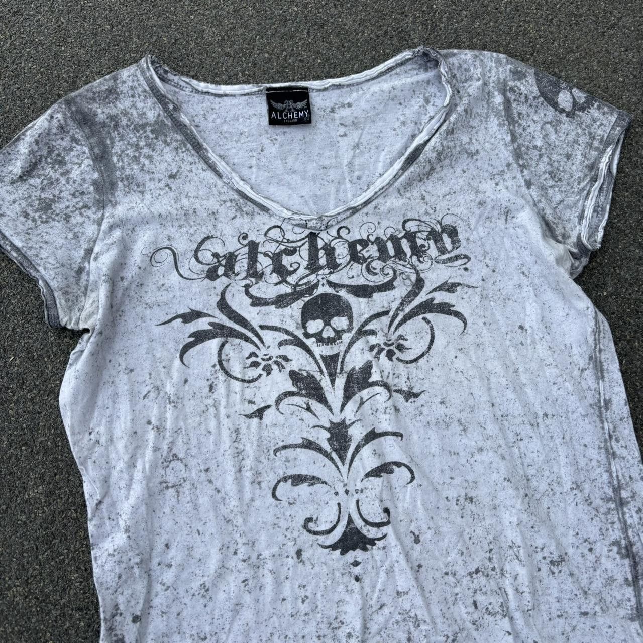 Affliction × Japanese Brand × Vintage Vintage y2k 90s grunge affliction style alchemy t-shirt Size US XL / EU 56 / 4 - 3 Thumbnail