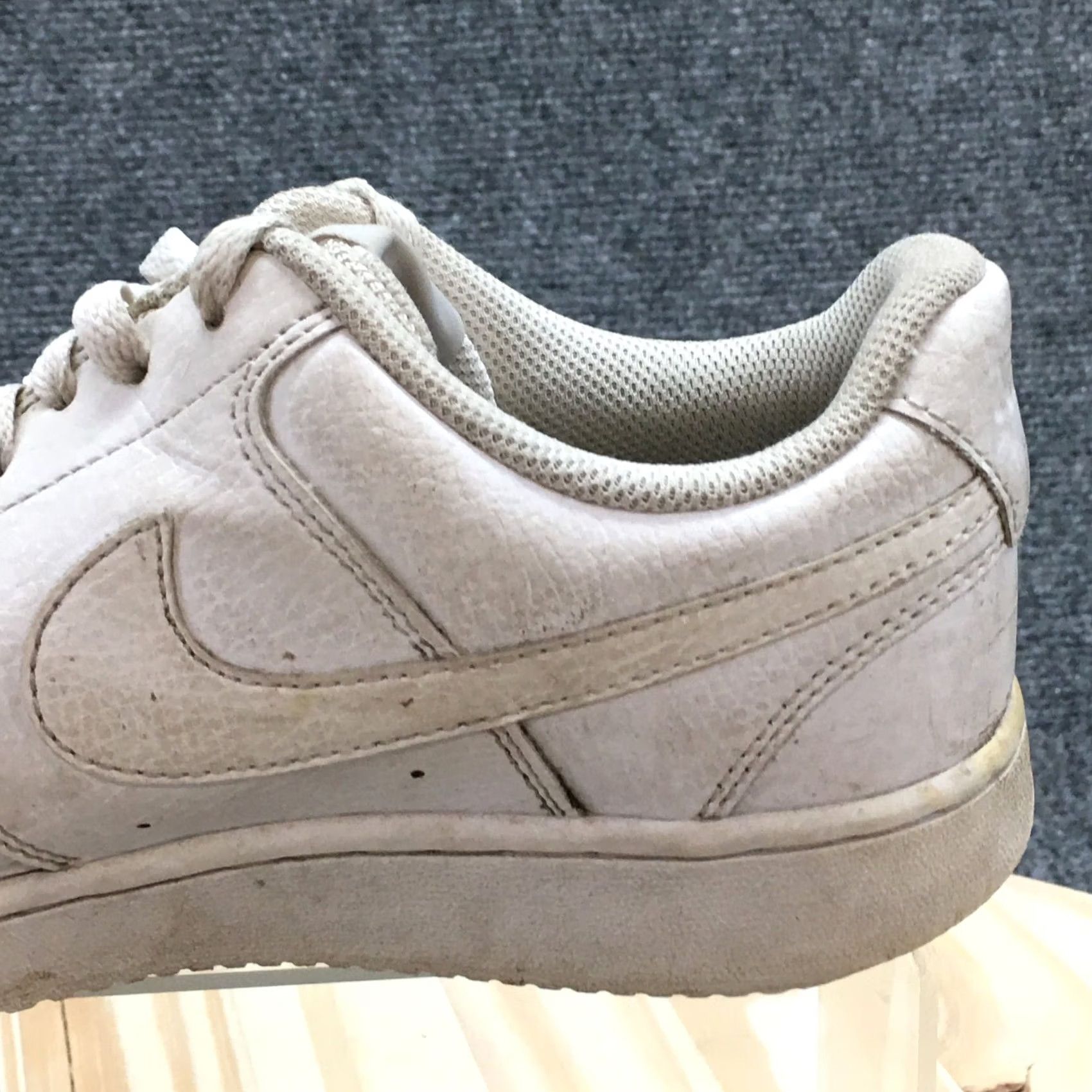 Nike Nike Court Vision Low Mens? Womens 8.5 White Sneaker Lace Up Low Top CD5434-100 Court Vision Low Size M / US 6-8 / IT 42-44 - 5 Thumbnail