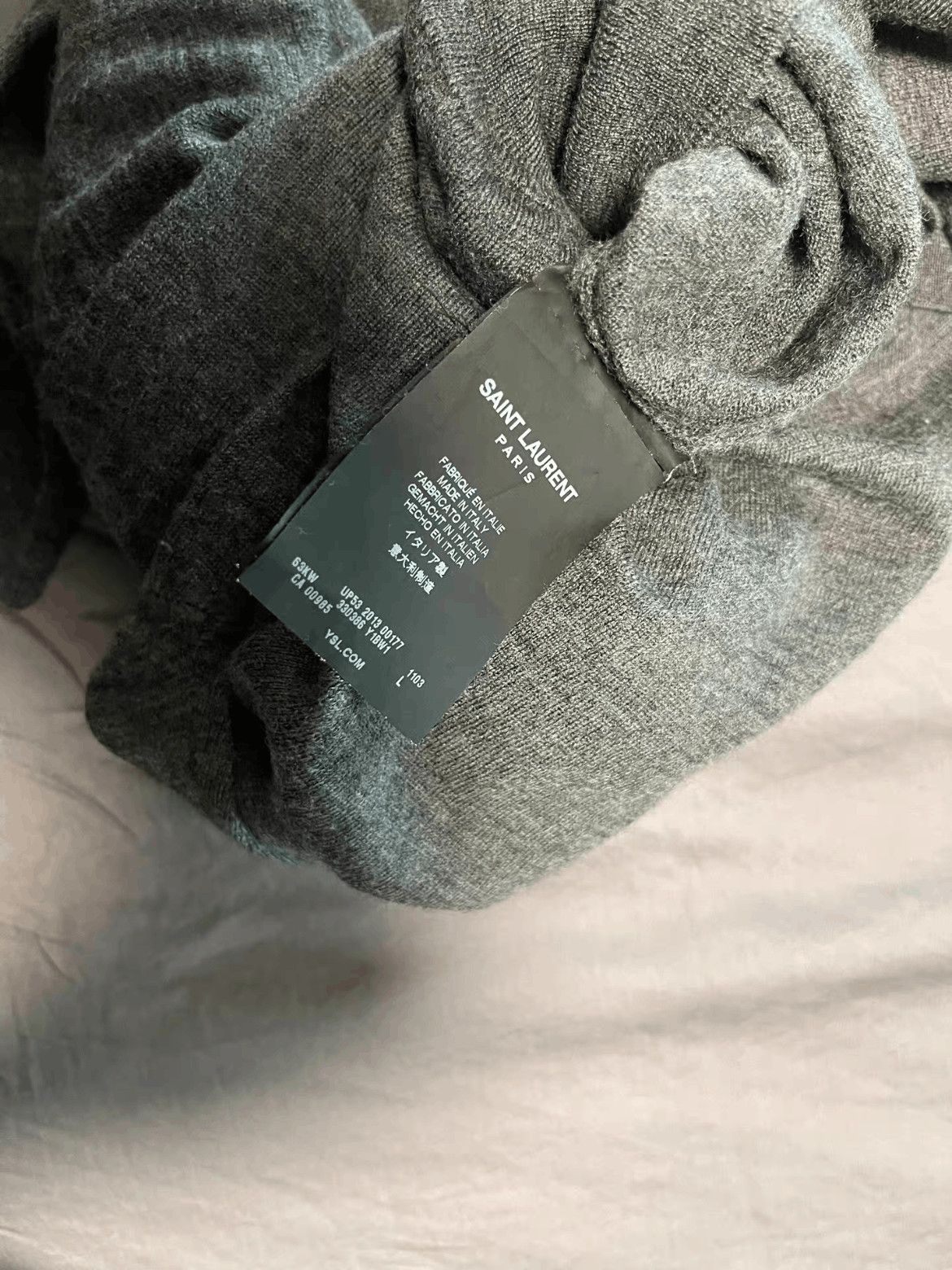 Saint Laurent Paris Saint Laurent Paris 13Aw Knitwear Sweater Size US L / EU 52-54 / 3 - 4 Thumbnail