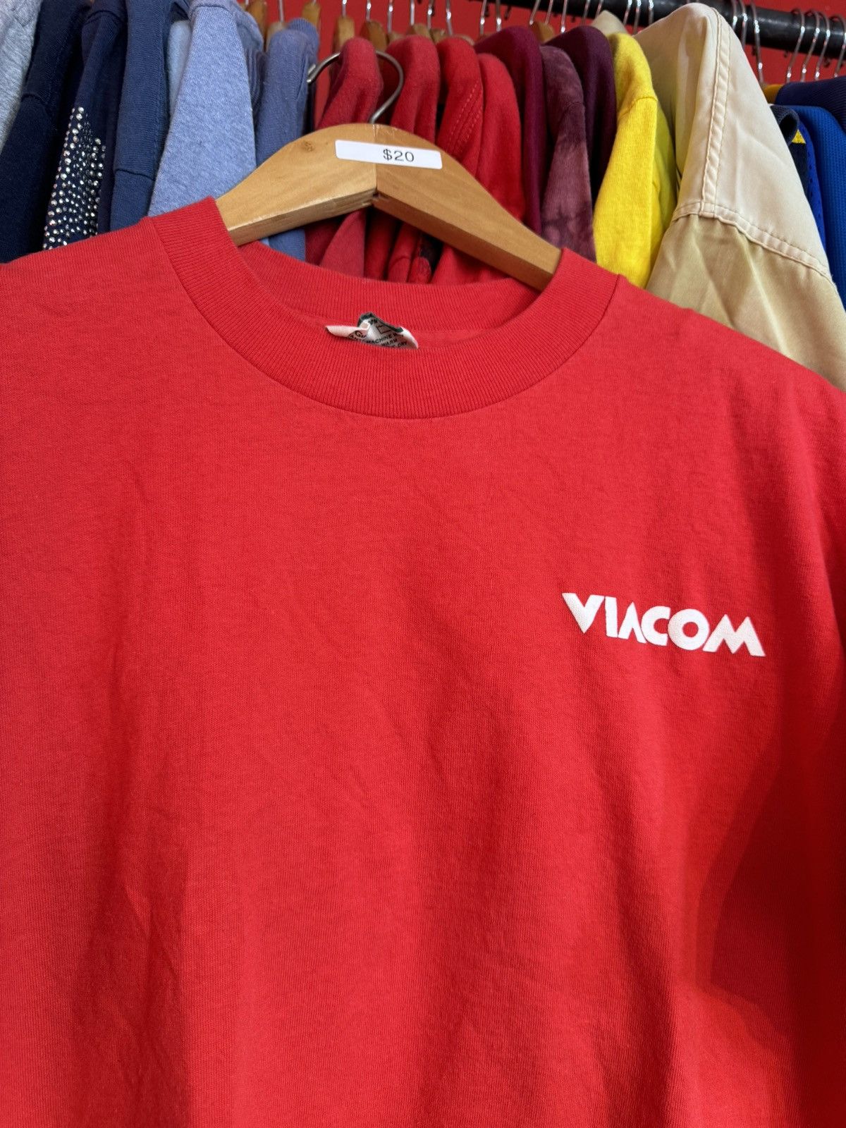 Mtv × Vintage 1986 MTV Viacom Vintage Employee 80’s T-Shirt Size US L / EU 52-54 / 3 - 9 Thumbnail