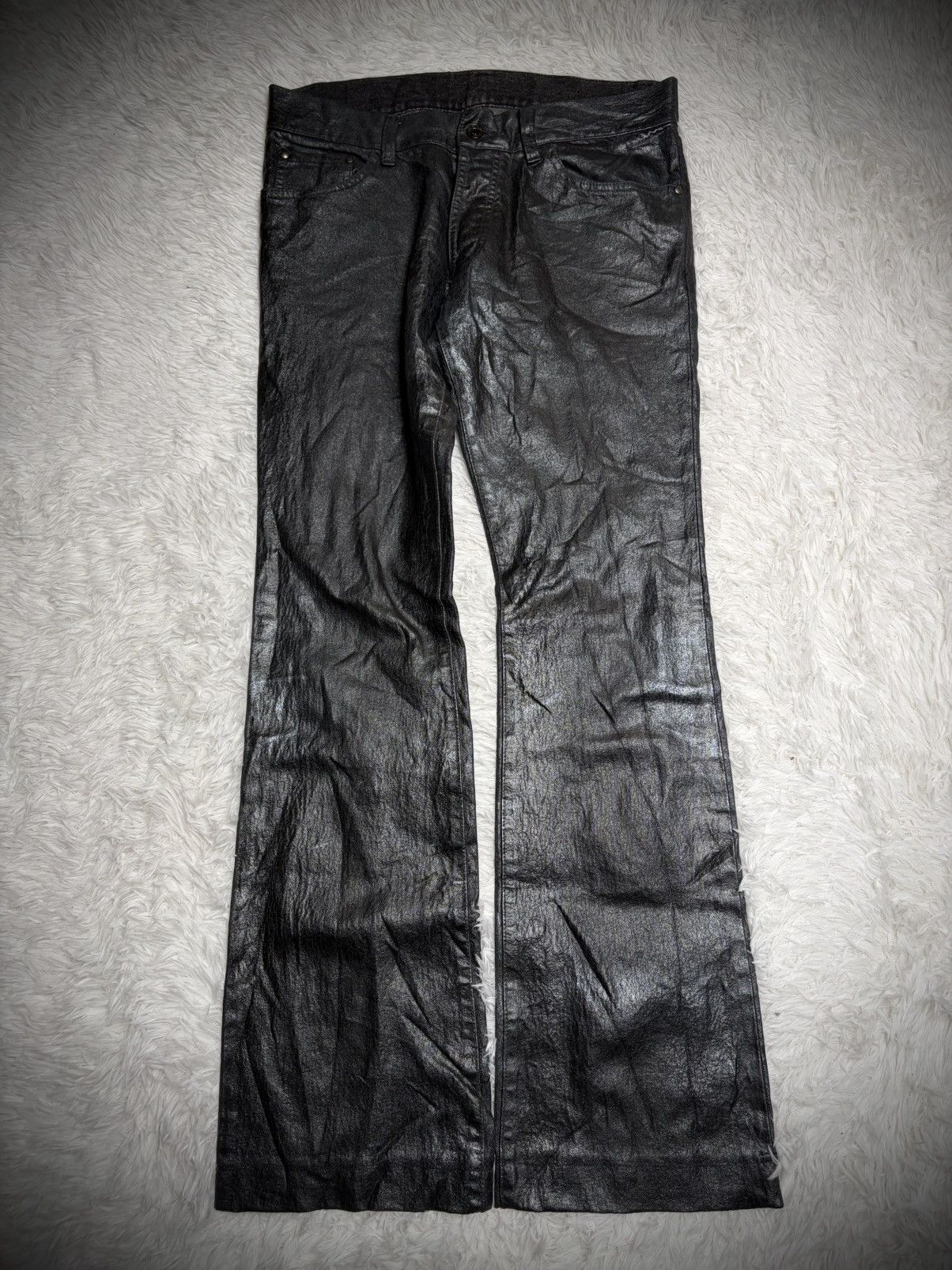 If Six Was Nine Rare 5351 Pour Les Hommes luster flared jeans Size US 32 / EU 48 - 1 Thumbnail