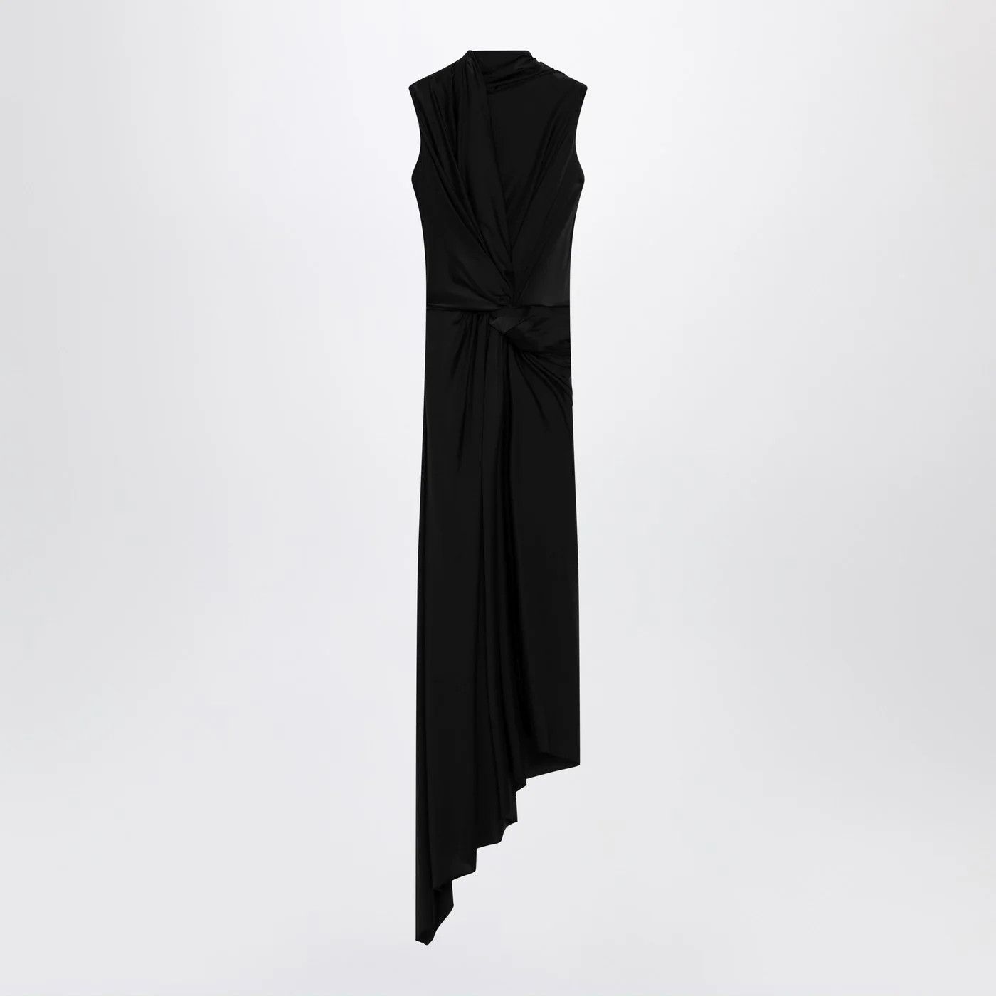 Balenciaga o1d2blof0426 Midi Dress in Black Size XS / US 0-2 / IT 36-38 - 4 Thumbnail