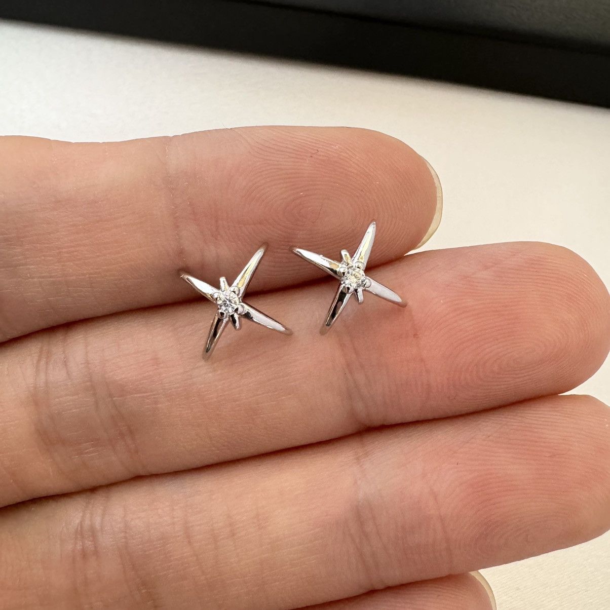 Other CZ Star Stud Earrings for Men Women Size ONE SIZE - 6 Thumbnail
