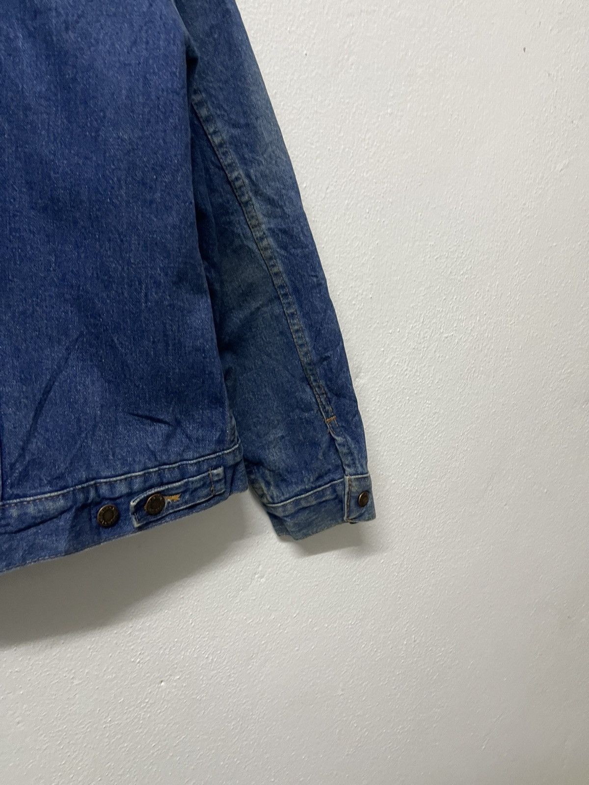 Wrangler 80s WRANGLER SHERPA FLEECE WESTERN DENIM JACKET RARE Size US M / EU 48-50 / 2 - 19 Thumbnail