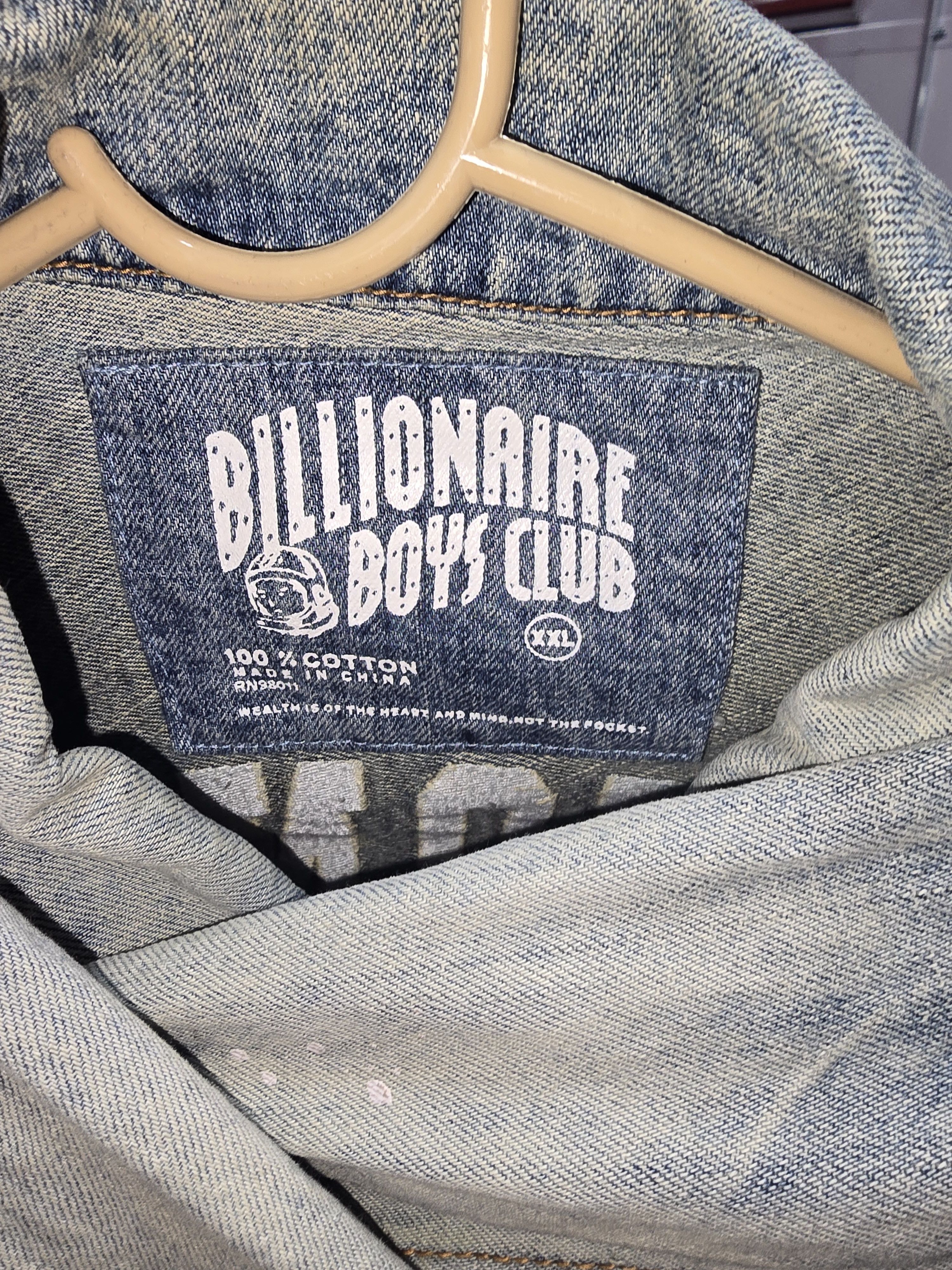 Billionaire Boys Club Distressed & Small Paint speckled Denim Jacket Size US XXL / EU 58 / 5 - 4 Thumbnail
