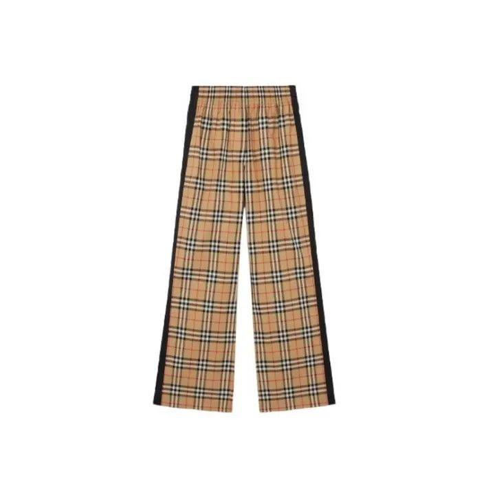 Burberry Burberry Vintage Plaid Wide-Leg Trousers for Women 0079 Size 22" - 1 Thumbnail