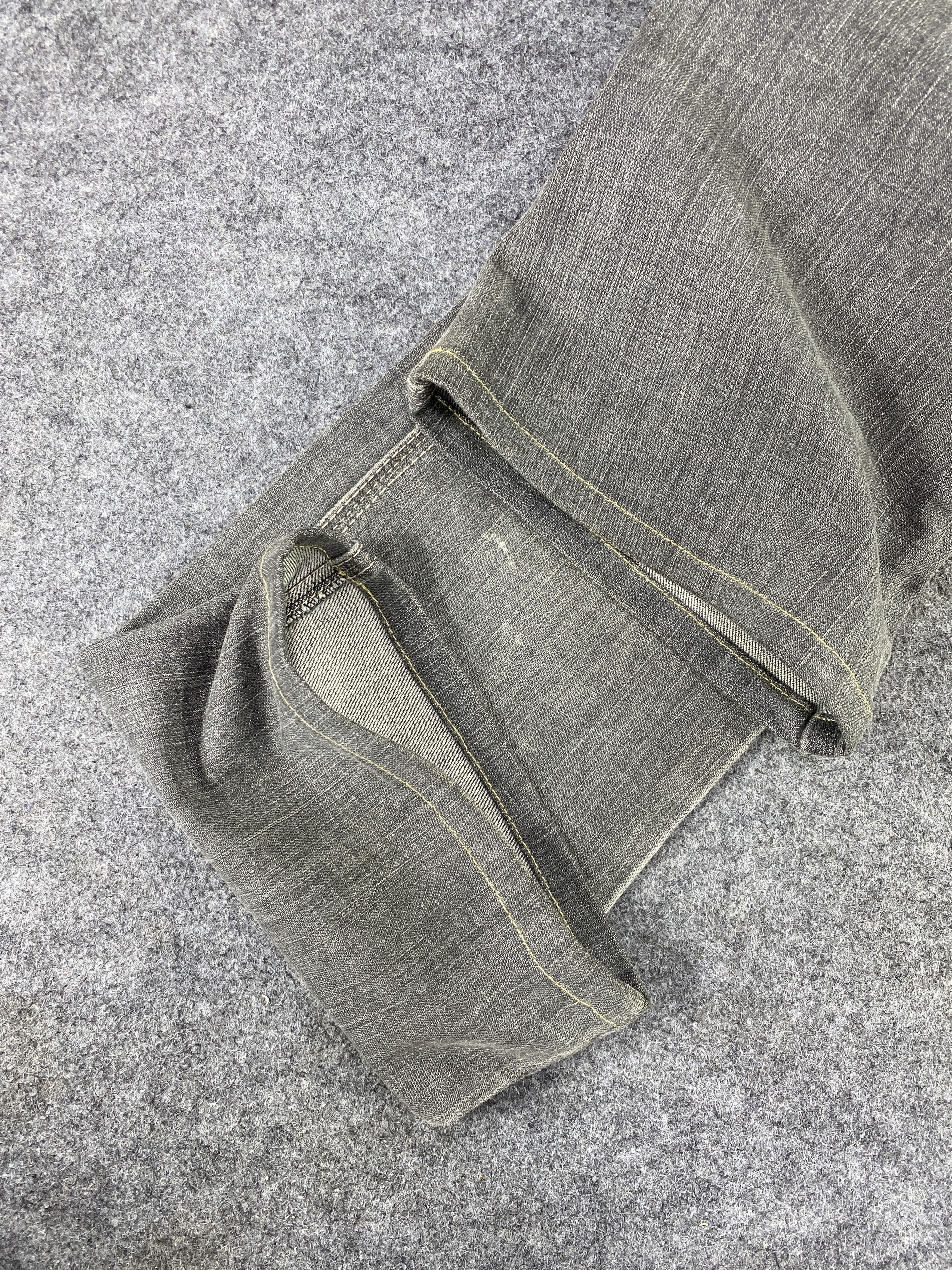 Japanese Brand D Grace Grey Wash Jeans - J1092 Size 28" / US 6 / IT 42 - 12 Thumbnail
