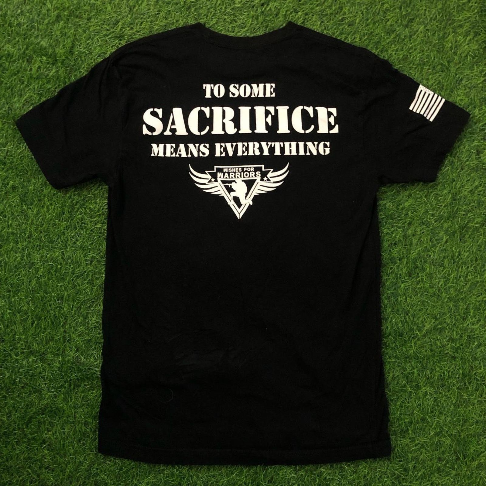 Other Black ‘Wishes For Warriors’ Graphic Tee Size US S / EU 44-46 / 1 - 2 Thumbnail