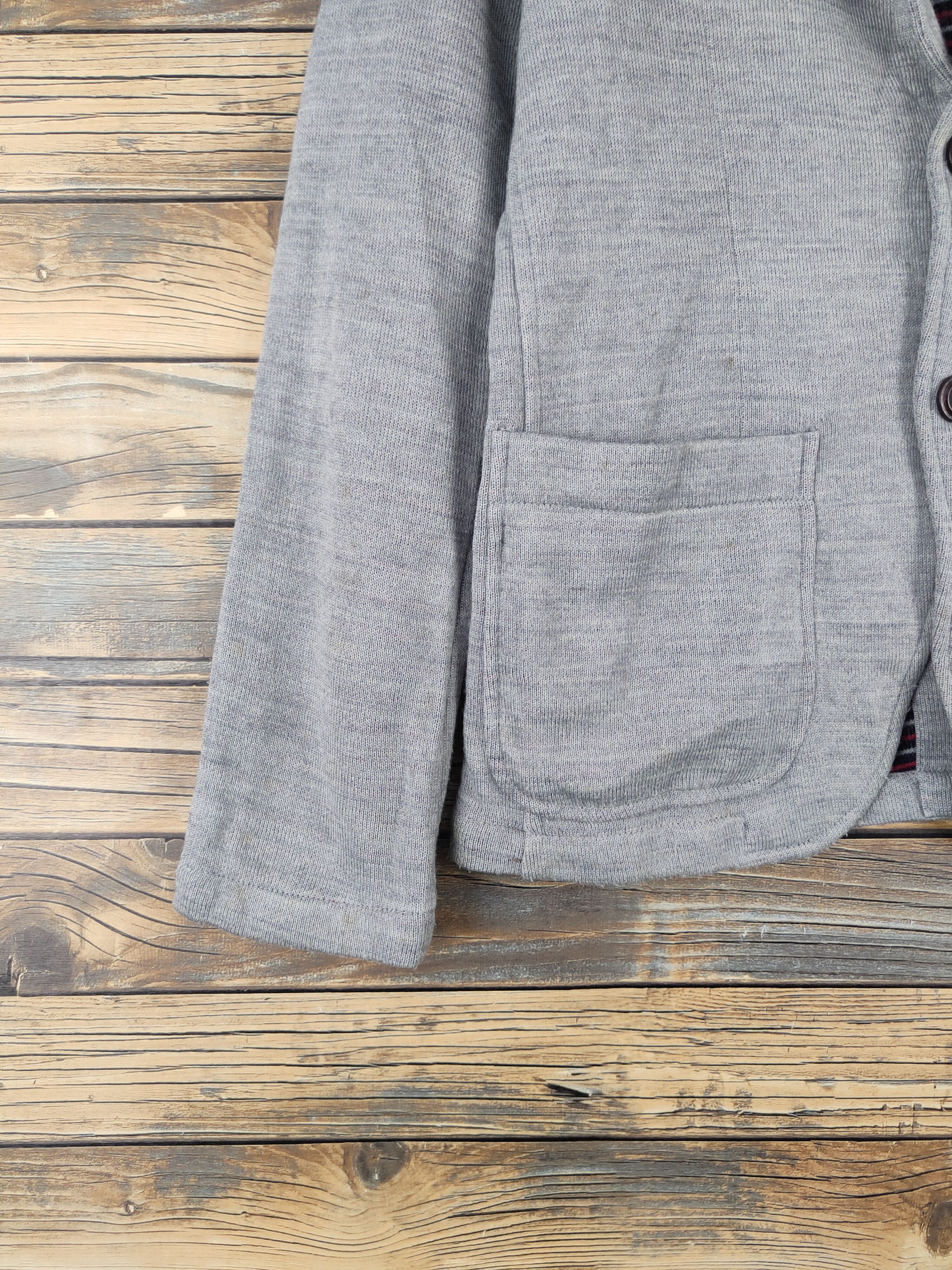 Takeo Kikuchi TK takeo Kikuchi Gray Knitwear cardigan Blazers #W2045 Size US M / EU 48-50 / 2 - 4 Thumbnail