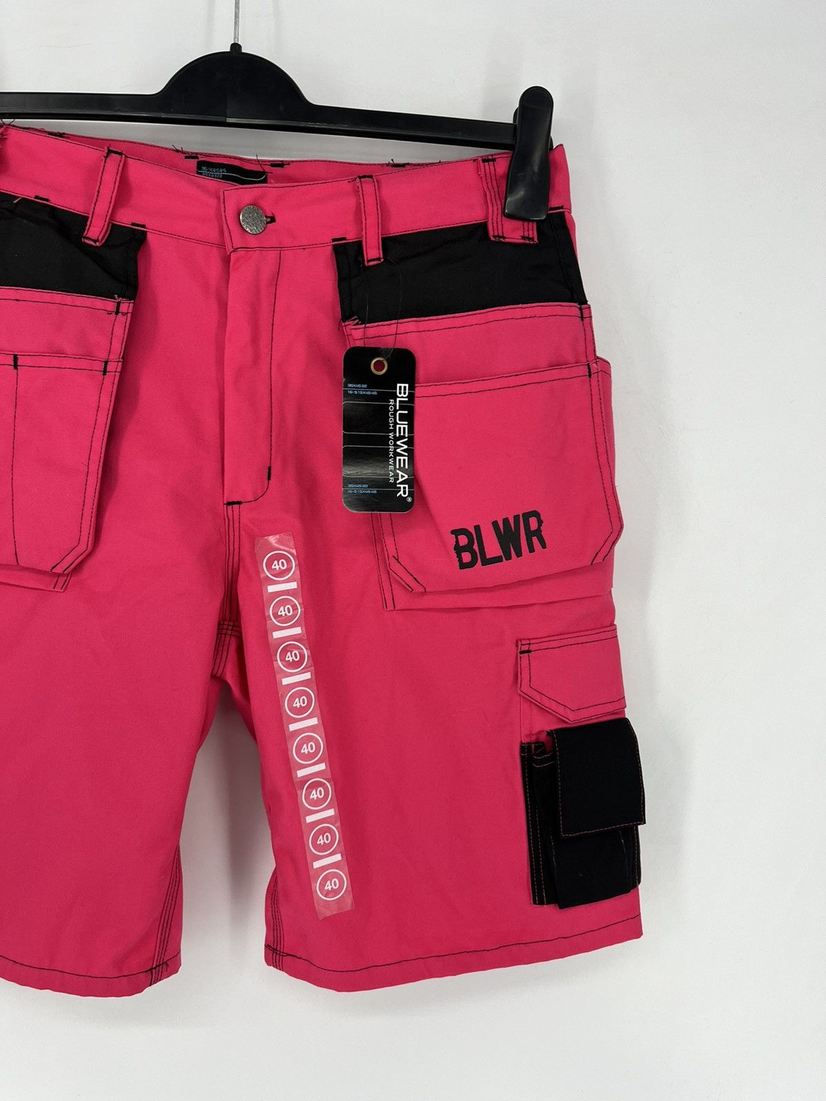 Global Work Bluewear Rough Workwear Holster Cargo Multi Pocket Shorts Size US 32 / EU 48 - 4 Thumbnail
