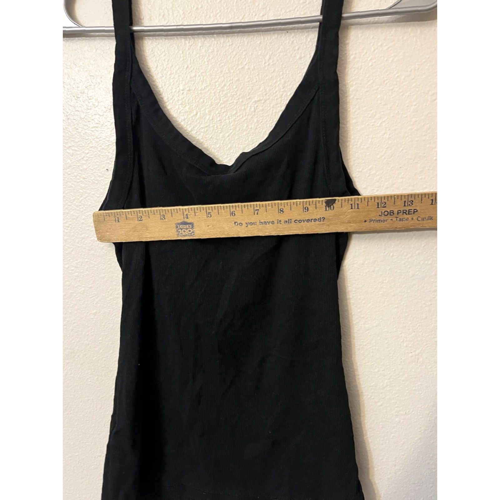 H&M H&M Tank Women Medium Black Solid Ribbed Muscle Shirt Blouse Cami Sleeveless Cotton Modal Knit Tank Women Medium Black Solid Ribbed Size M / US 6-8 / IT 42-44 - 5 Thumbnail