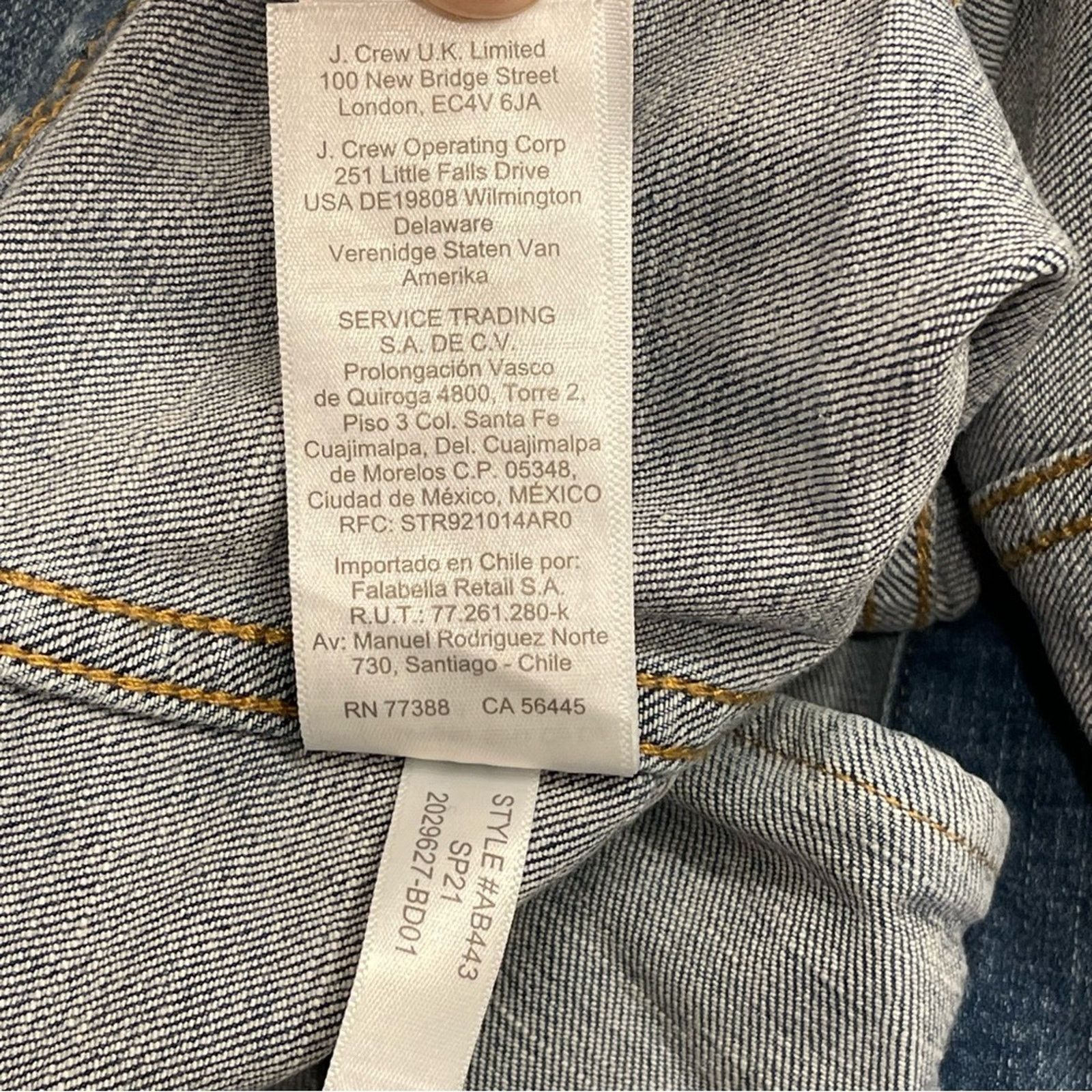 J.Crew J. Crew Denim Jacket Size M / US 6-8 / IT 42-44 - 13 Thumbnail