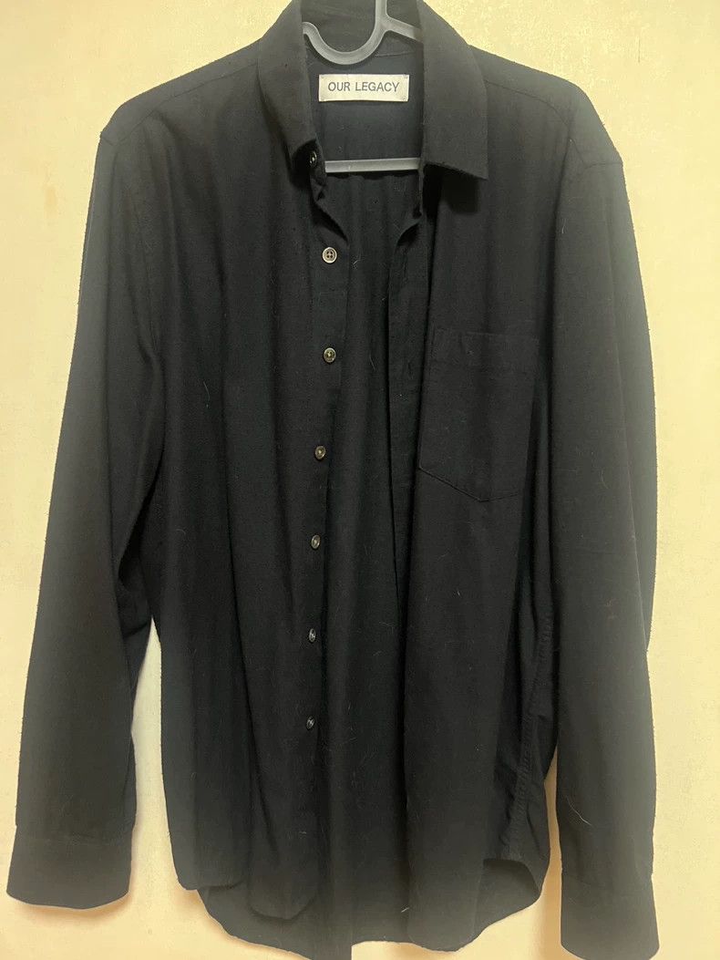 Our Legacy Our Legacy size44 Shirts are black Size US S / EU 44-46 / 1 - 1 Thumbnail
