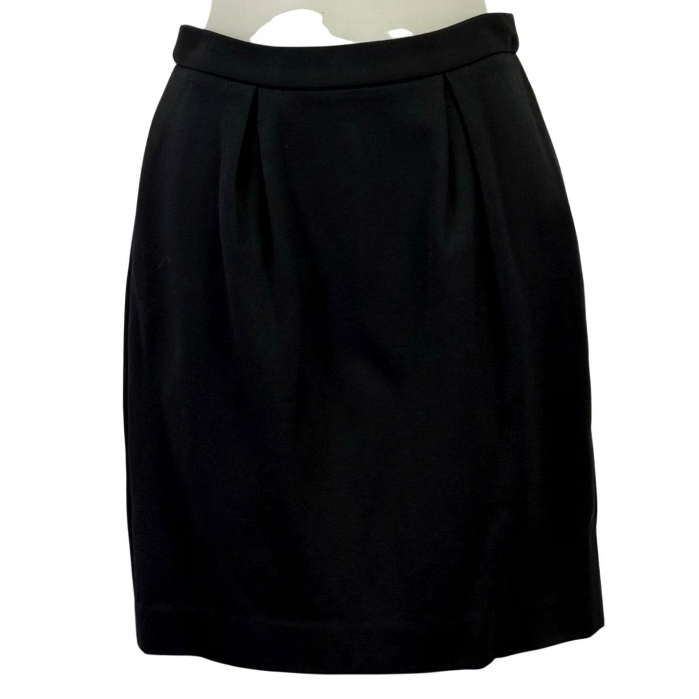 Banana Republic Banana Republic Skirt Womens 2 Black Structured Knee Length Pencil Size Suit Separate Size 26" / US 2 / IT 38 - 2 Thumbnail