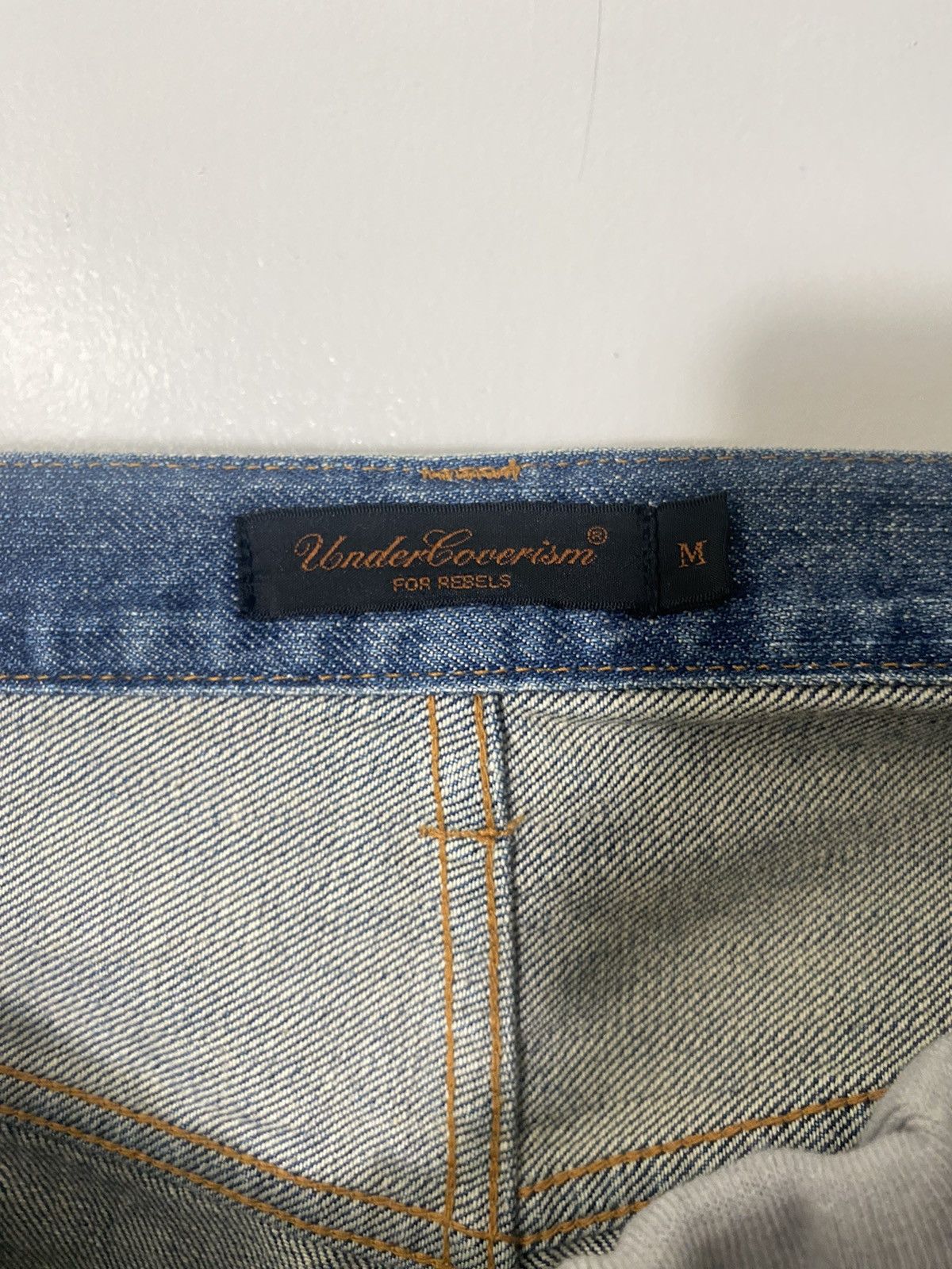 Undercover UNDERCOVER AW03 Hybrid Denim/Sweat Pants Size US 32 / EU 48 - 4 Thumbnail