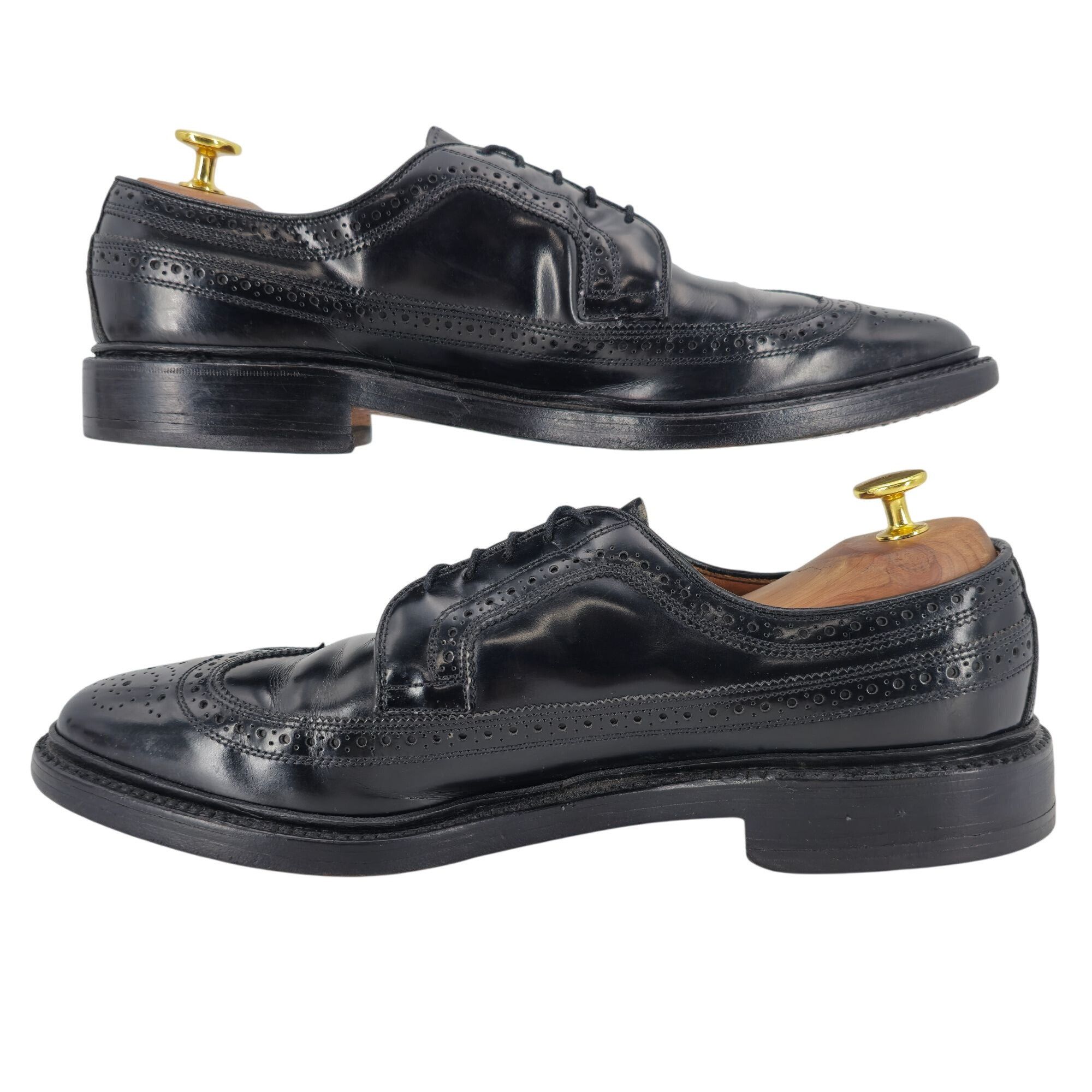 Allen Edmonds Allen Edmonds MacNeil Mens 11.5AAA Black Leather Dress Shoes Size US 11.5 / EU 44-45 - 10 Thumbnail