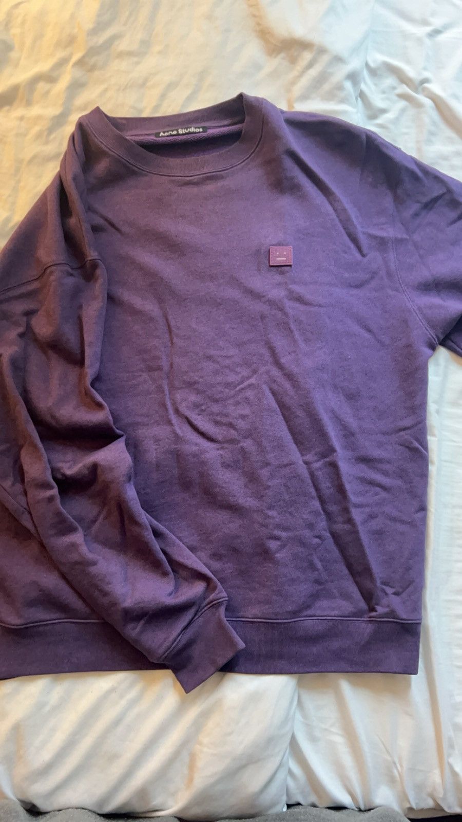 Acne Studios Acne Studios Purple Crewneck Size US L / EU 52-54 / 3 - 1 Thumbnail