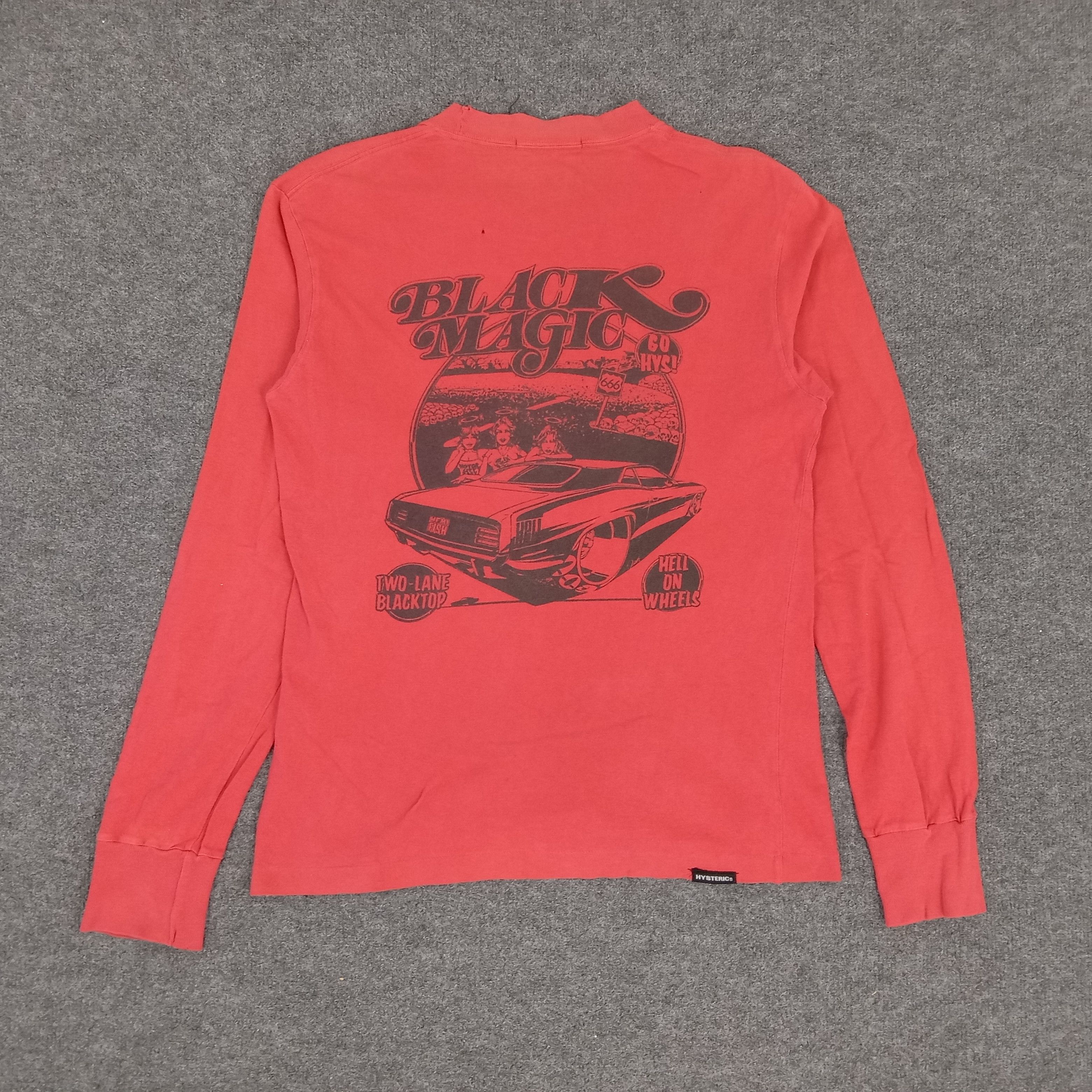 Hysteric Glamour Hysteric Glamour Black Magic Japanese Brand Racing Tshirt Size US M / EU 48-50 / 2 - 3 Thumbnail