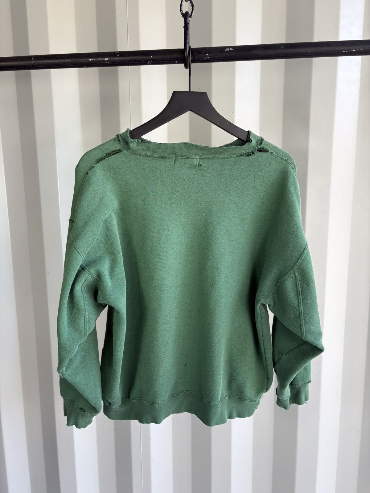 Vintage Thrashed Boss Distressed Sun Faded Sweatshirt ERD Grunge Size US M / EU 48-50 / 2 - 4 Thumbnail