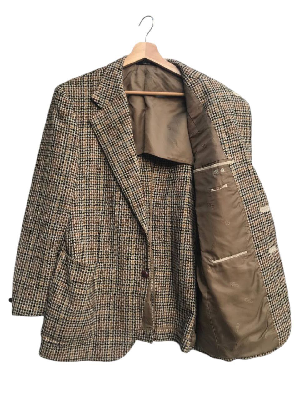 DAKS × Vintage Daks Checkered Wool Jacket Size US M / EU 48-50 / 2 - 3 Thumbnail