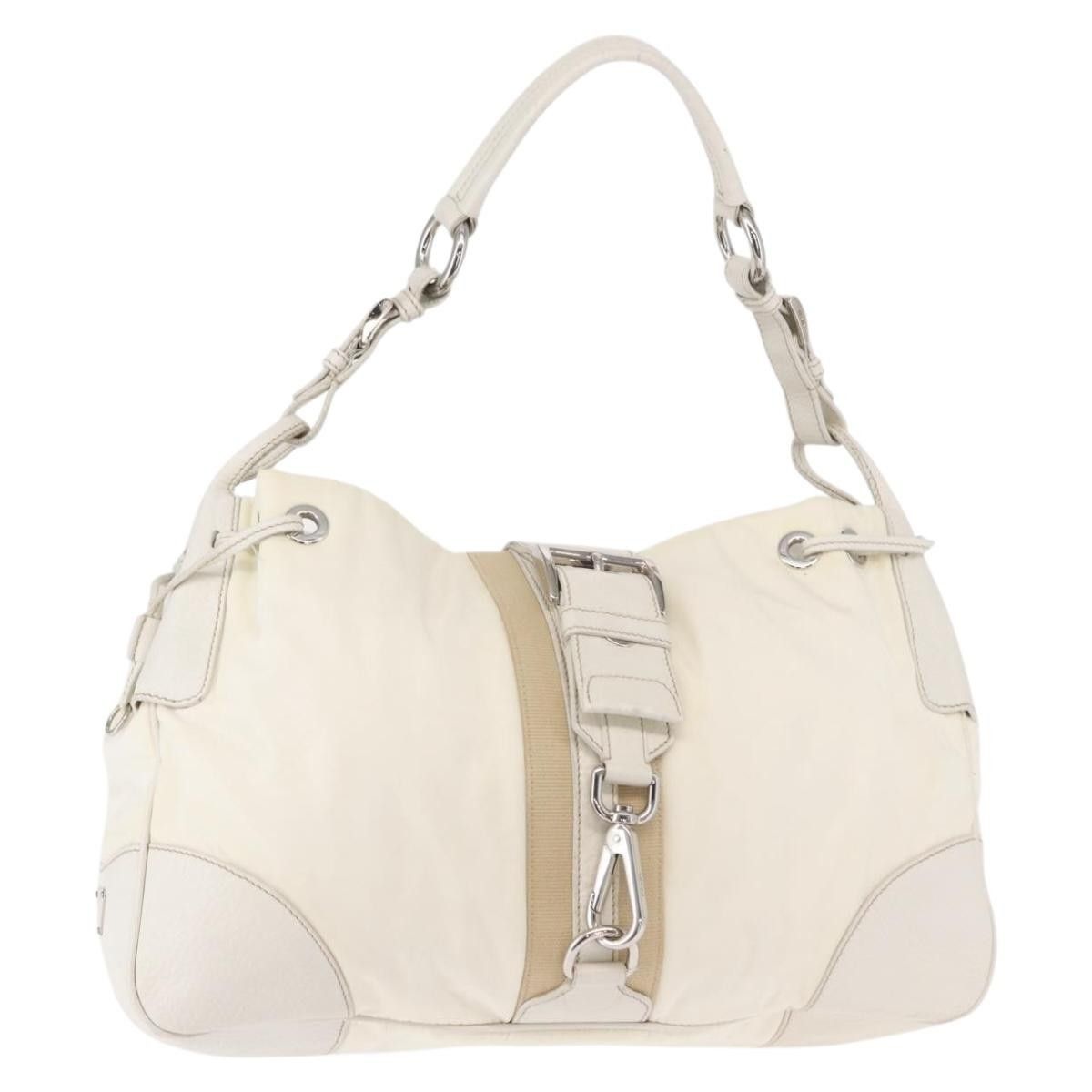 Prada Prada Re-Edition 2002 Moon Handle Bag Re-Nylon and Leather Size ONE SIZE - 1 Thumbnail