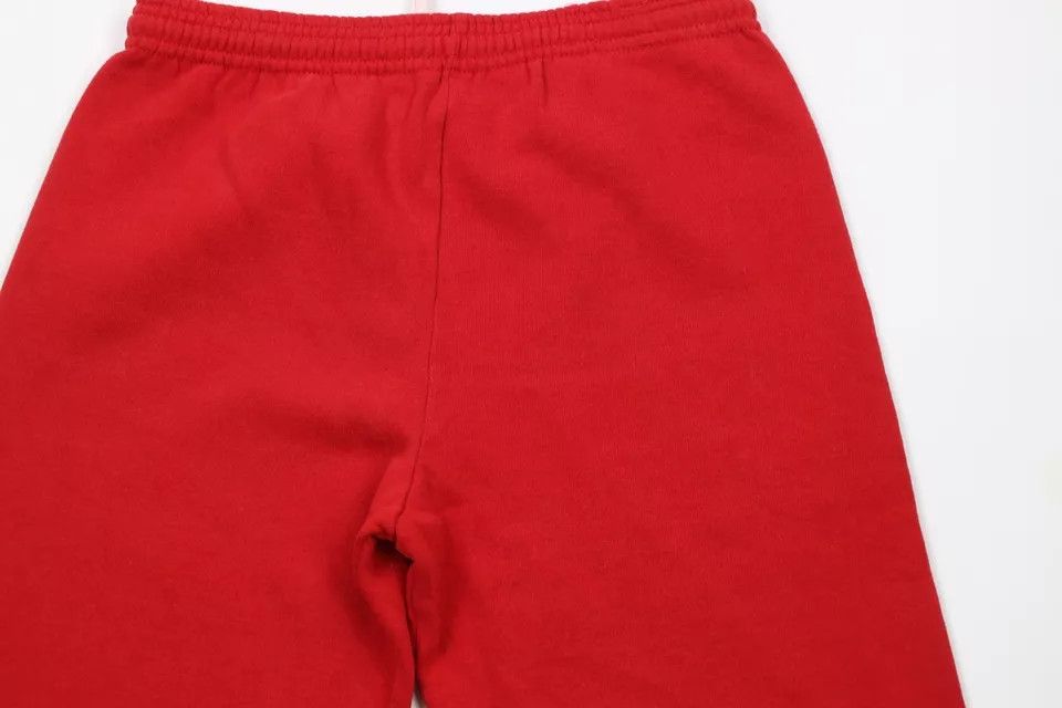Vintage Vintage 90s Streetwear Blank Sweatpants Pants Red USA Size US 34 / EU 50 - 10 Thumbnail