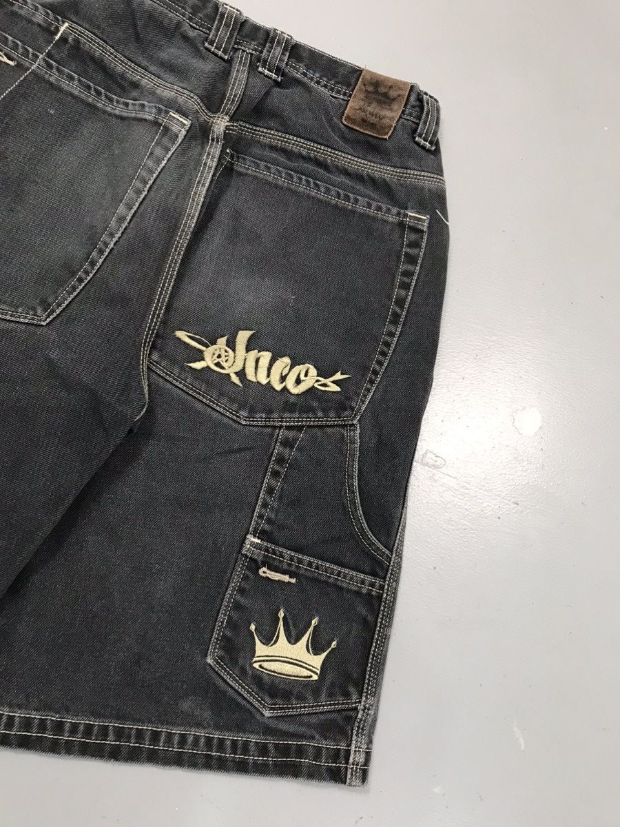 JNCO × Southpole × Vintage Vintage Jnco 90s crown embroidered denim Size US 29 - 2 Thumbnail