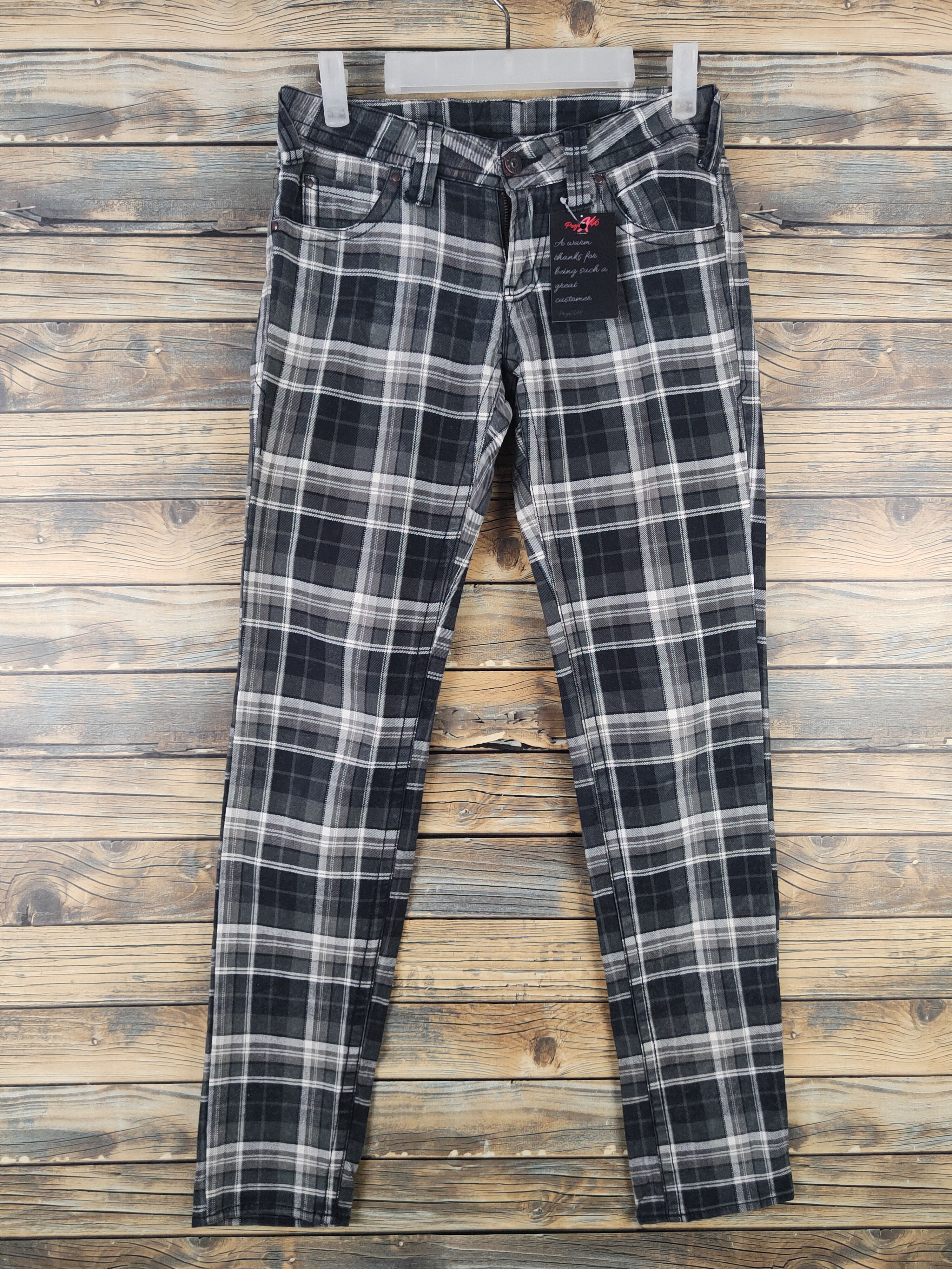 Japanese Brand DL Cepo Black Gray Multipocket Casual Pants #46-060 Size 28" / US 6 / IT 42 - 1 Thumbnail