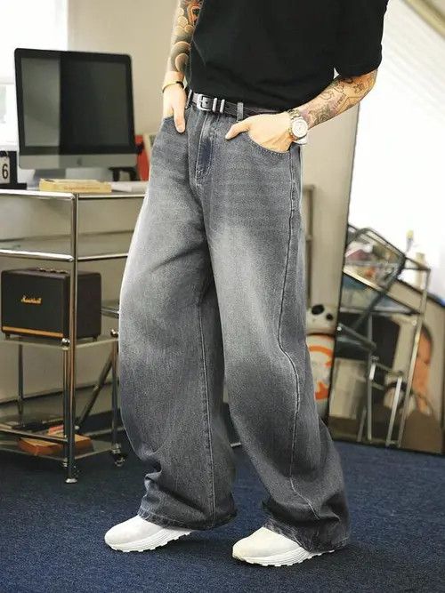 Jean Retro Y2k Denim Jeans Relaxed Fit Size US 32 / EU 48 - 4 Thumbnail