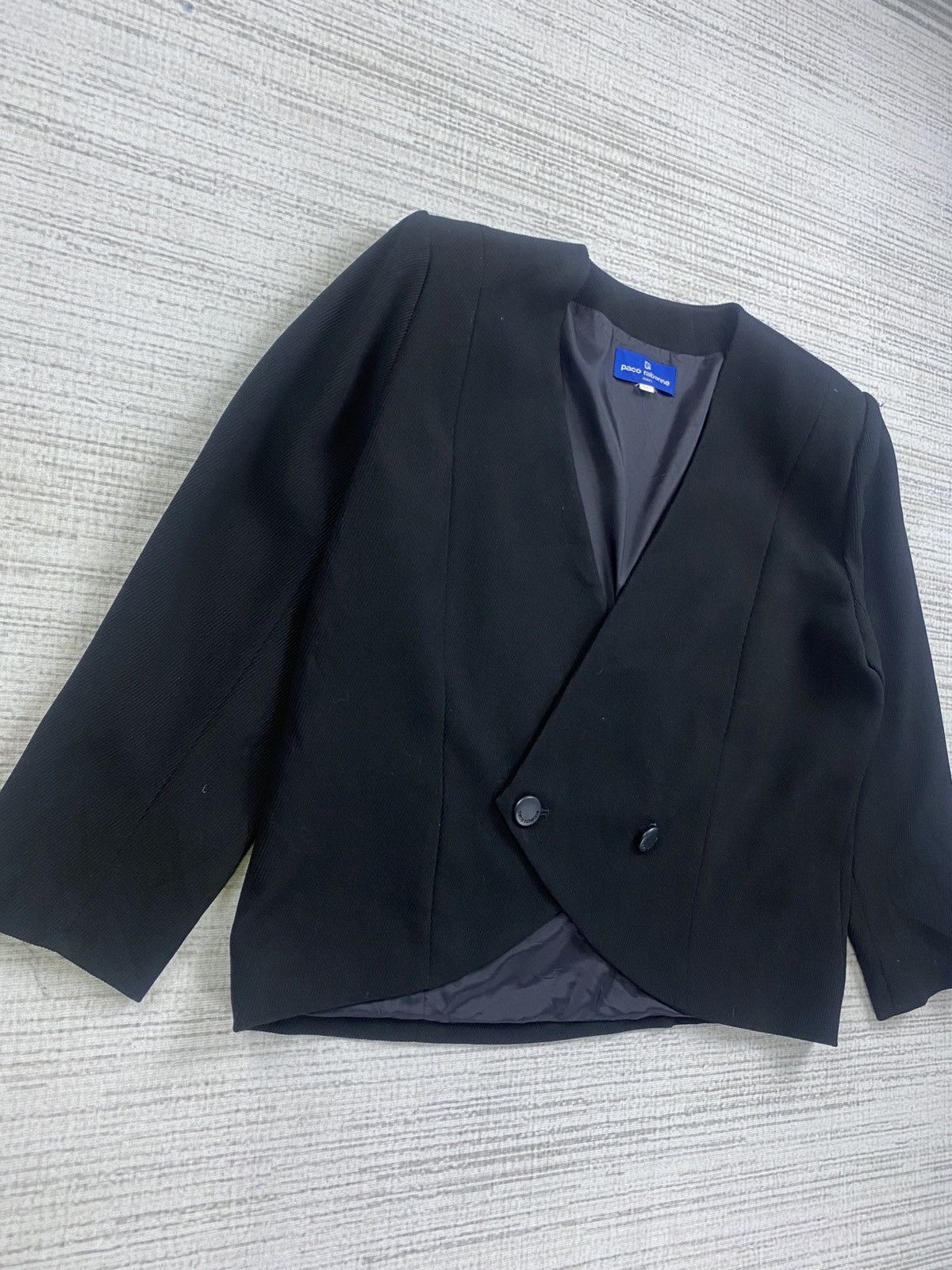 Paco Rabanne × Vintage Vintage Paco Rabanne Paris Women Blazer Size M / US 6-8 / IT 42-44 - 4 Thumbnail
