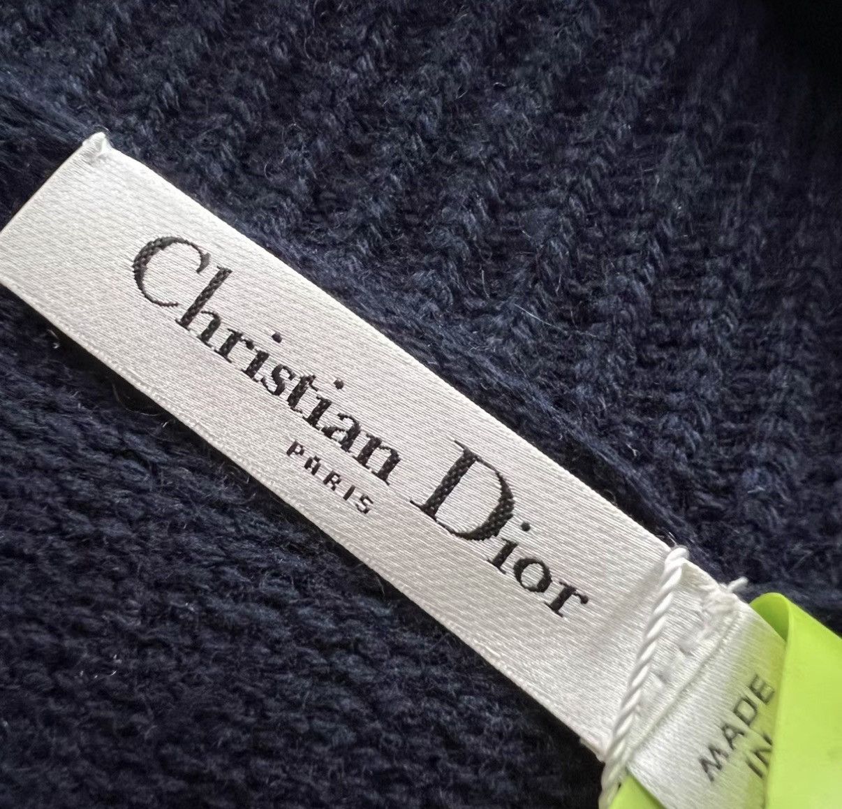 Dior Dior Dark Blue Lucky Star Drawstring Sweater J41 Size XS / US 0-2 / IT 36-38 - 4 Thumbnail