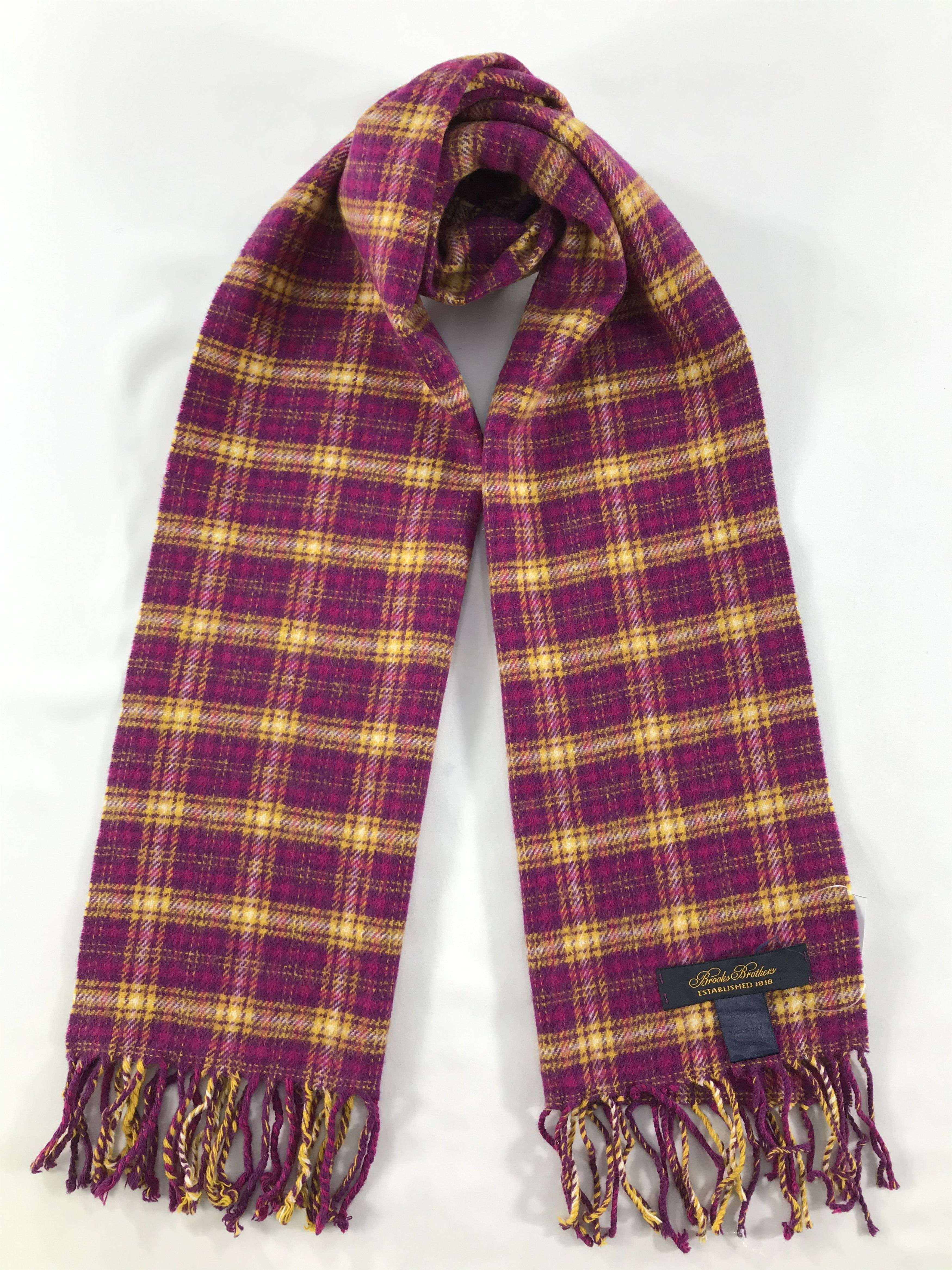 Brooks Brothers Vintage Brooks Brothers Scarf/Muffler/Neckwear MF1318 Size ONE SIZE - 1 Thumbnail