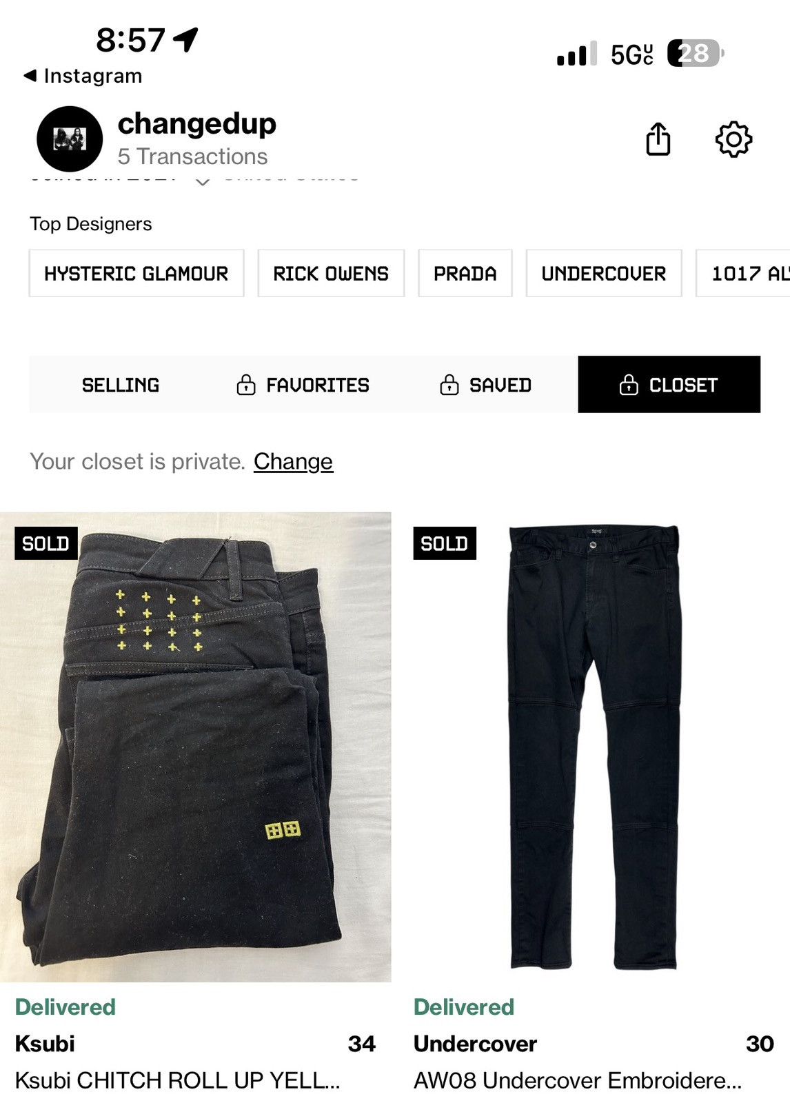 Ksubi Ksubi CHITCH ROLL UP YELLOW 34 Black Size US 34 / EU 50 - 13 Thumbnail