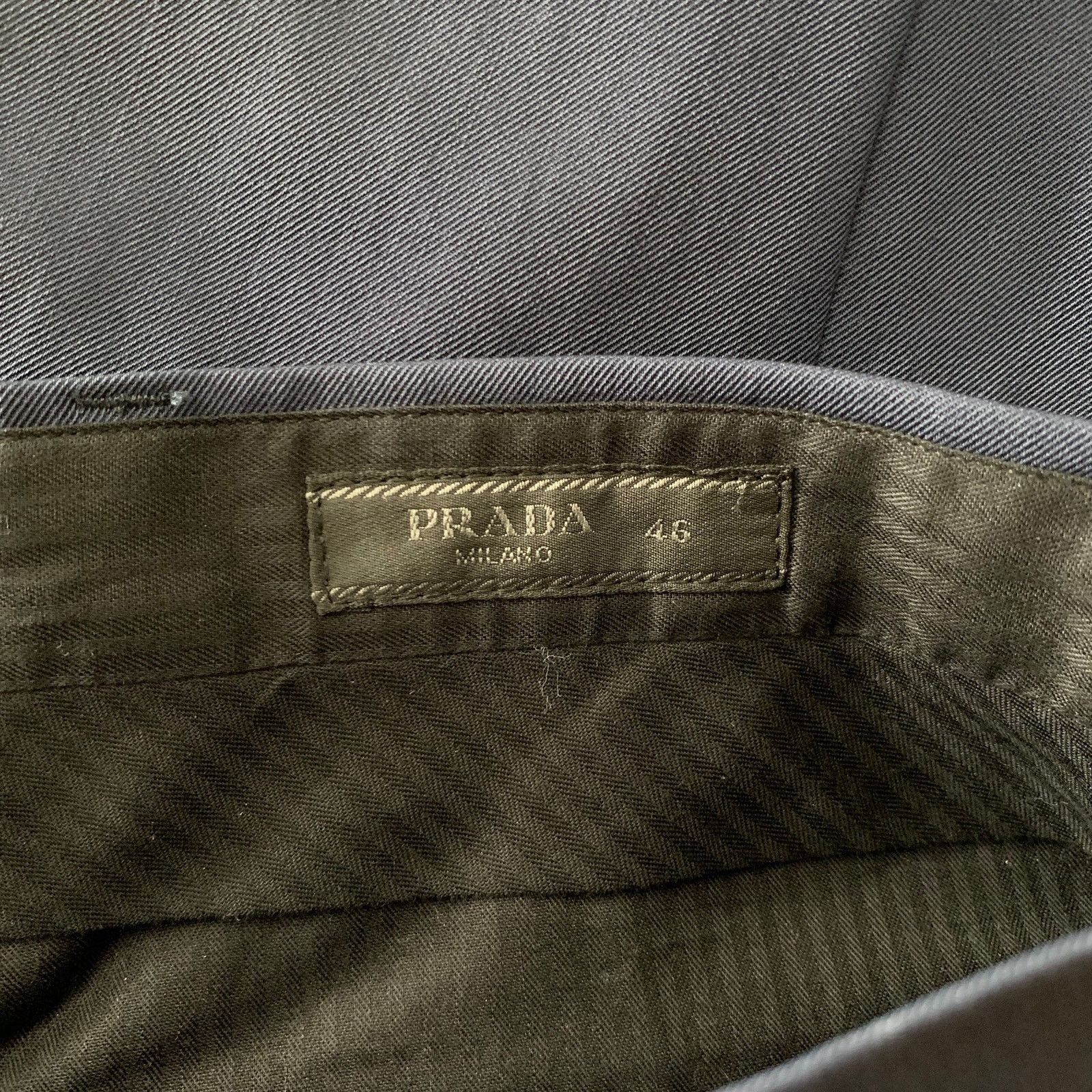 Prada PRADA Size 32 Navy Virgin Wool Blend Pants Size US 32 / EU 48 - 4 Thumbnail