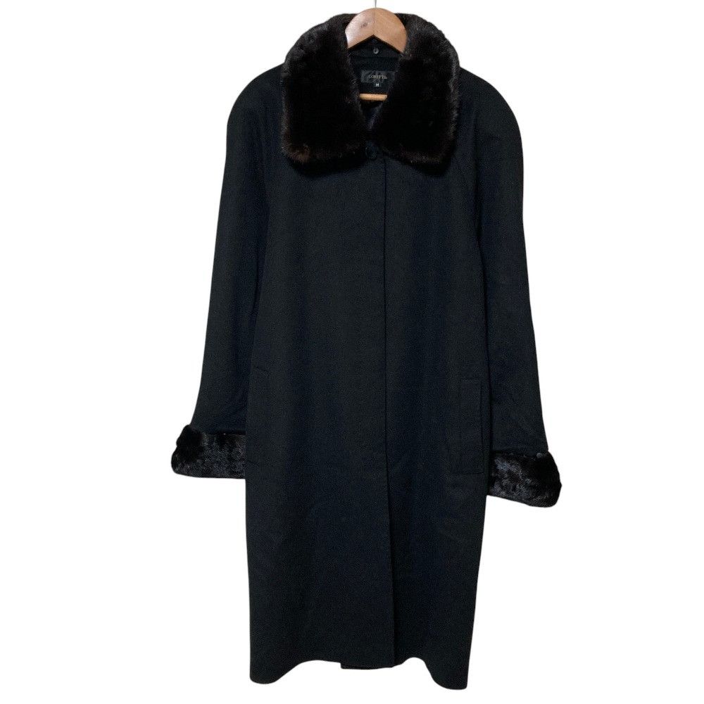 Other Other LORITTI Mink Fur Cashmere Coat Textile Outerwear DUTY FREE for USA Size ONE SIZE - 1 Thumbnail