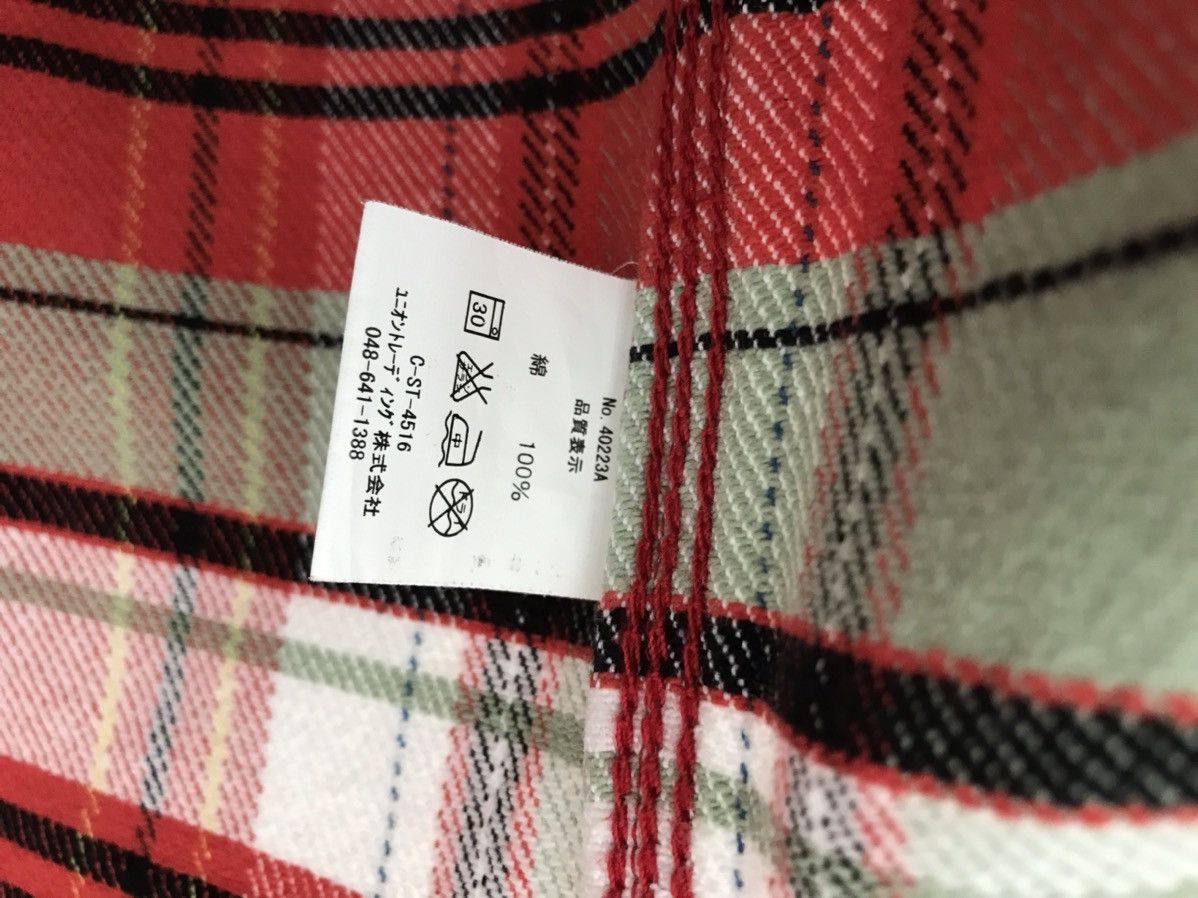 Japanese Brand KNACKERED by Houston Heavyweight Motorcycle Check Shirt Size US S / EU 44-46 / 1 - 16 Thumbnail