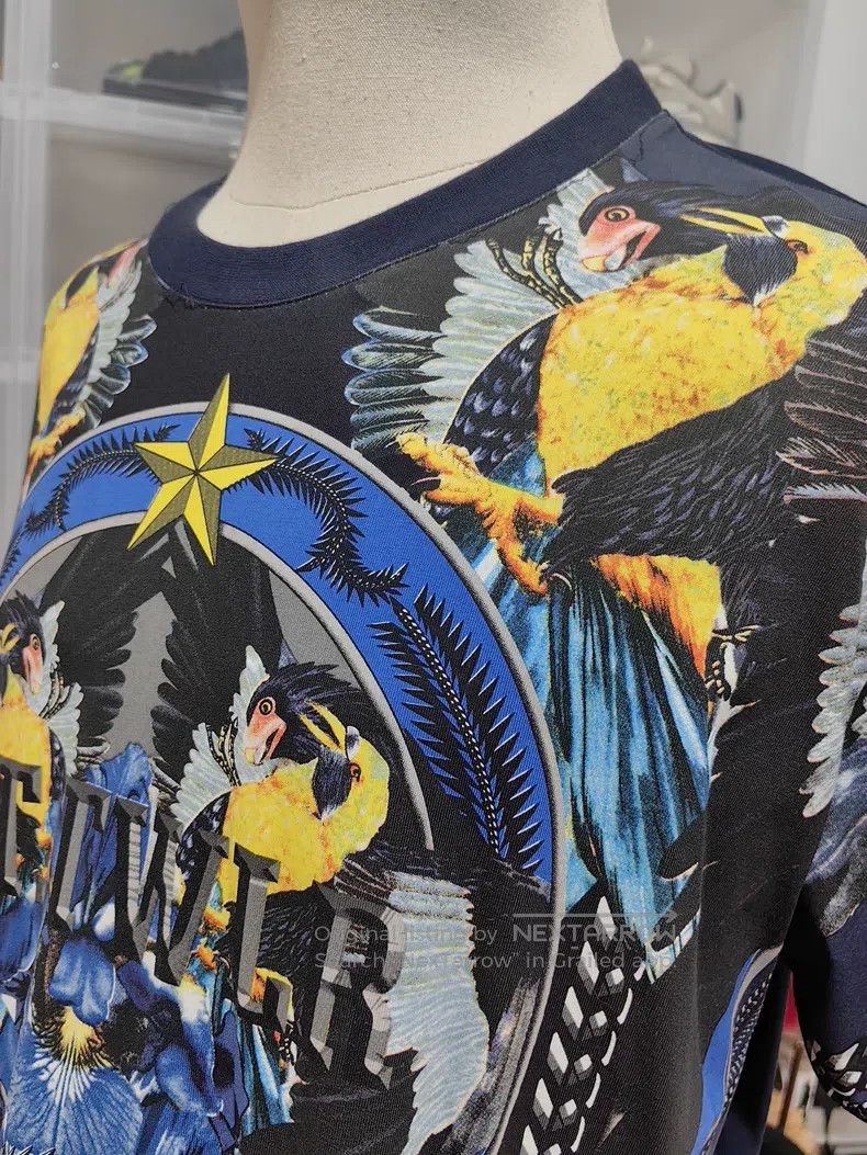 Givenchy Givenchy Classic Parrot Short Sleeve T-Shirt Size US XXS / EU 40 - 4 Thumbnail