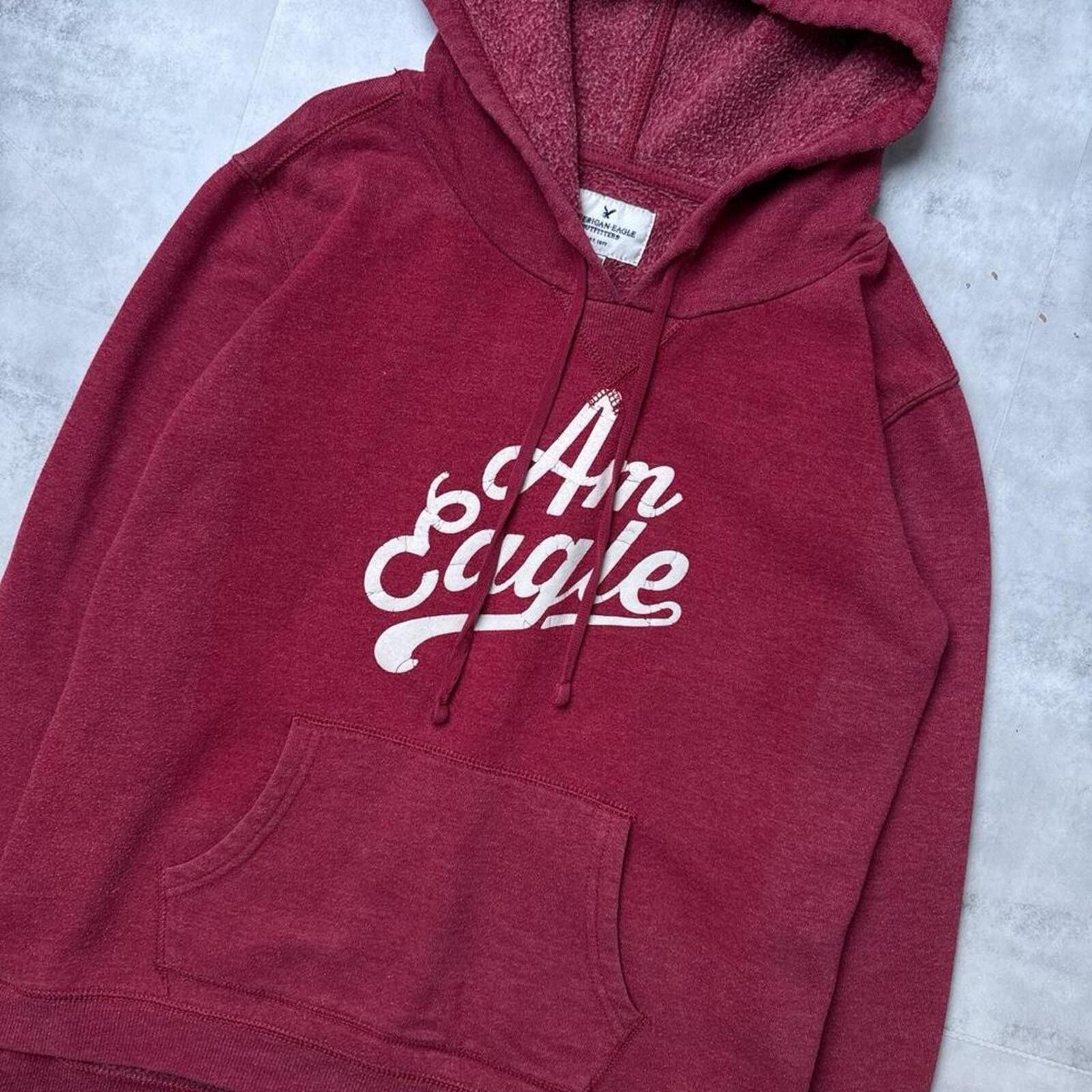 American Eagle Outfitters Y2K American Eagle 00s Vintage Red Hoodie Jacket Size S / US 4 / IT 40 - 2 Thumbnail