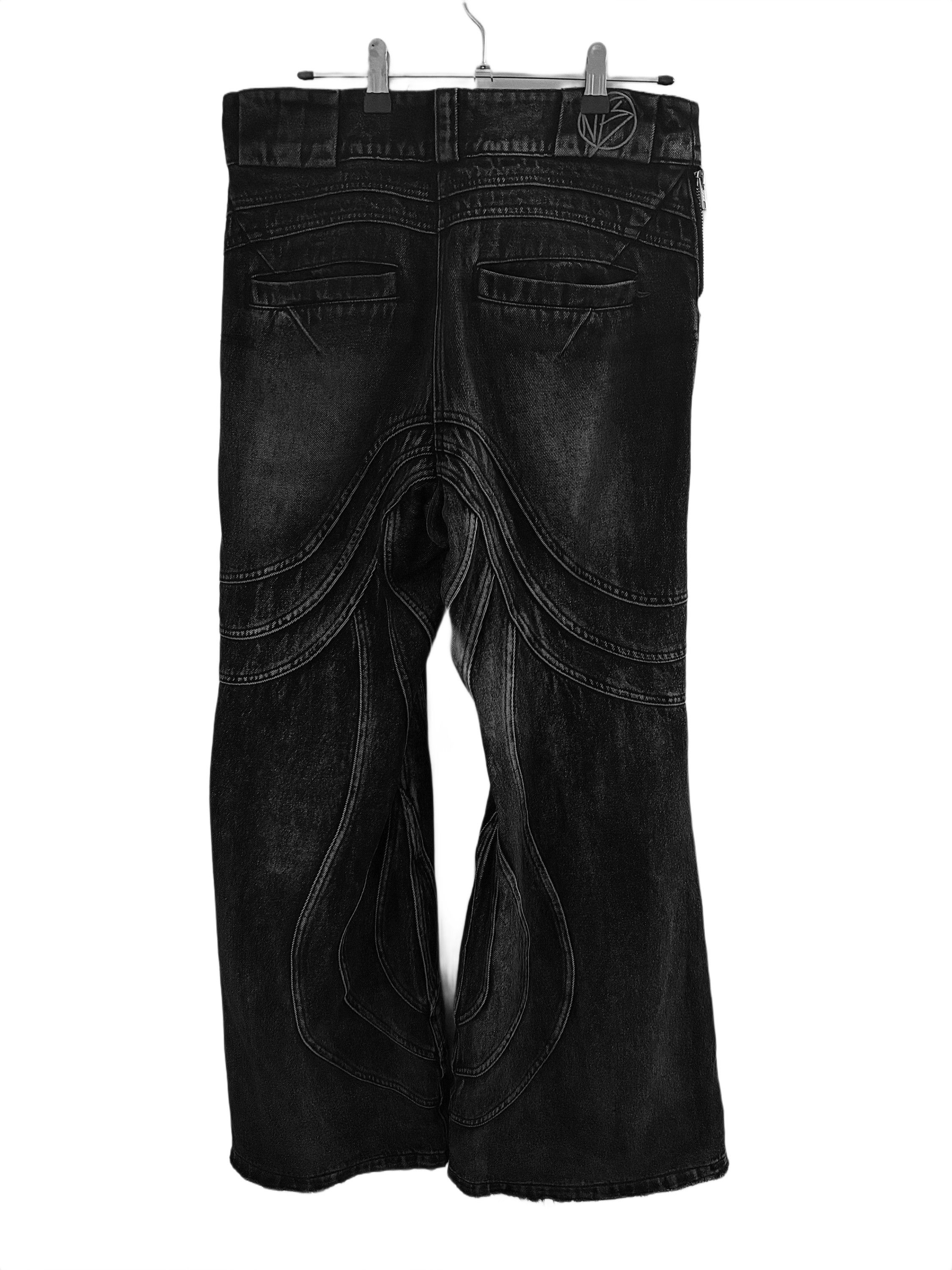 No Faith Studios NOFAITHSTUDIOS HEAVY WAVE DENIM Size US 30 / EU 46 - 2 Thumbnail