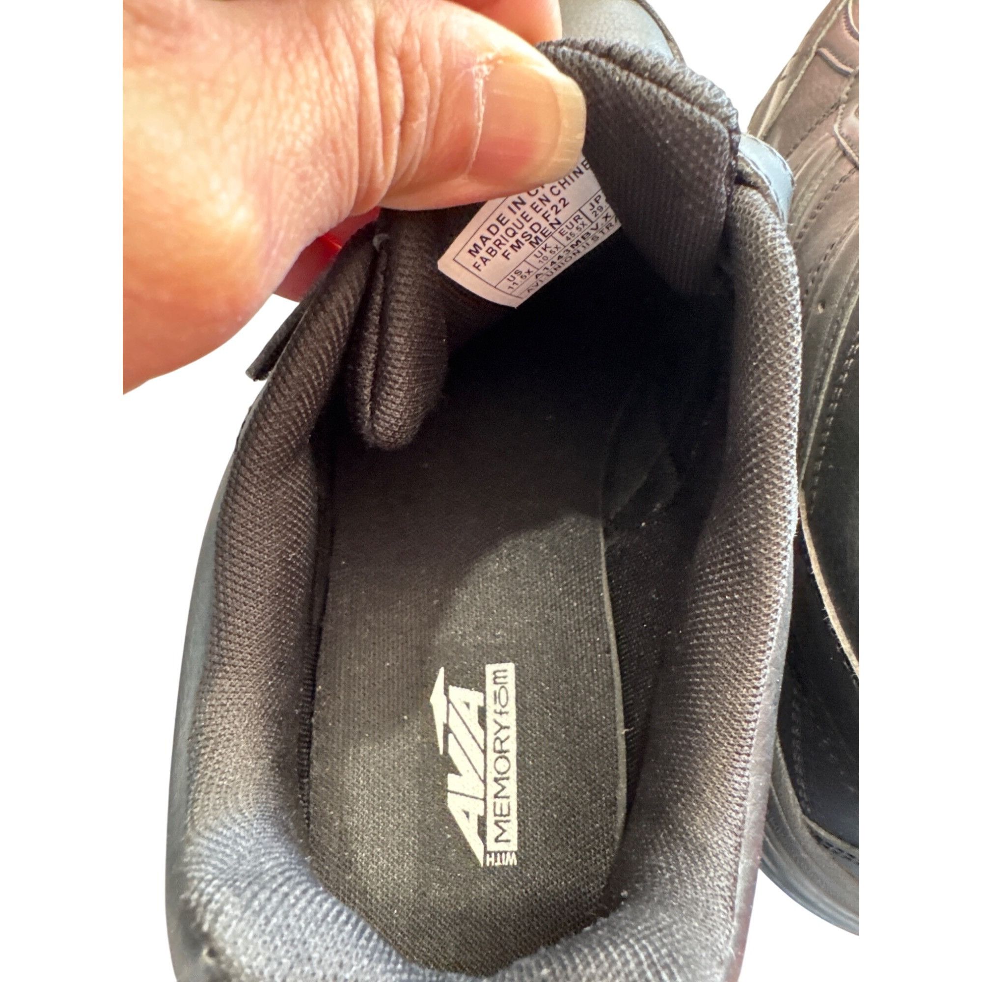 Avia Avia Union II Strap Mens Black Loop Attach Sneakers 11.5X SK Size US 11.5 / EU 44-45 - 9 Thumbnail