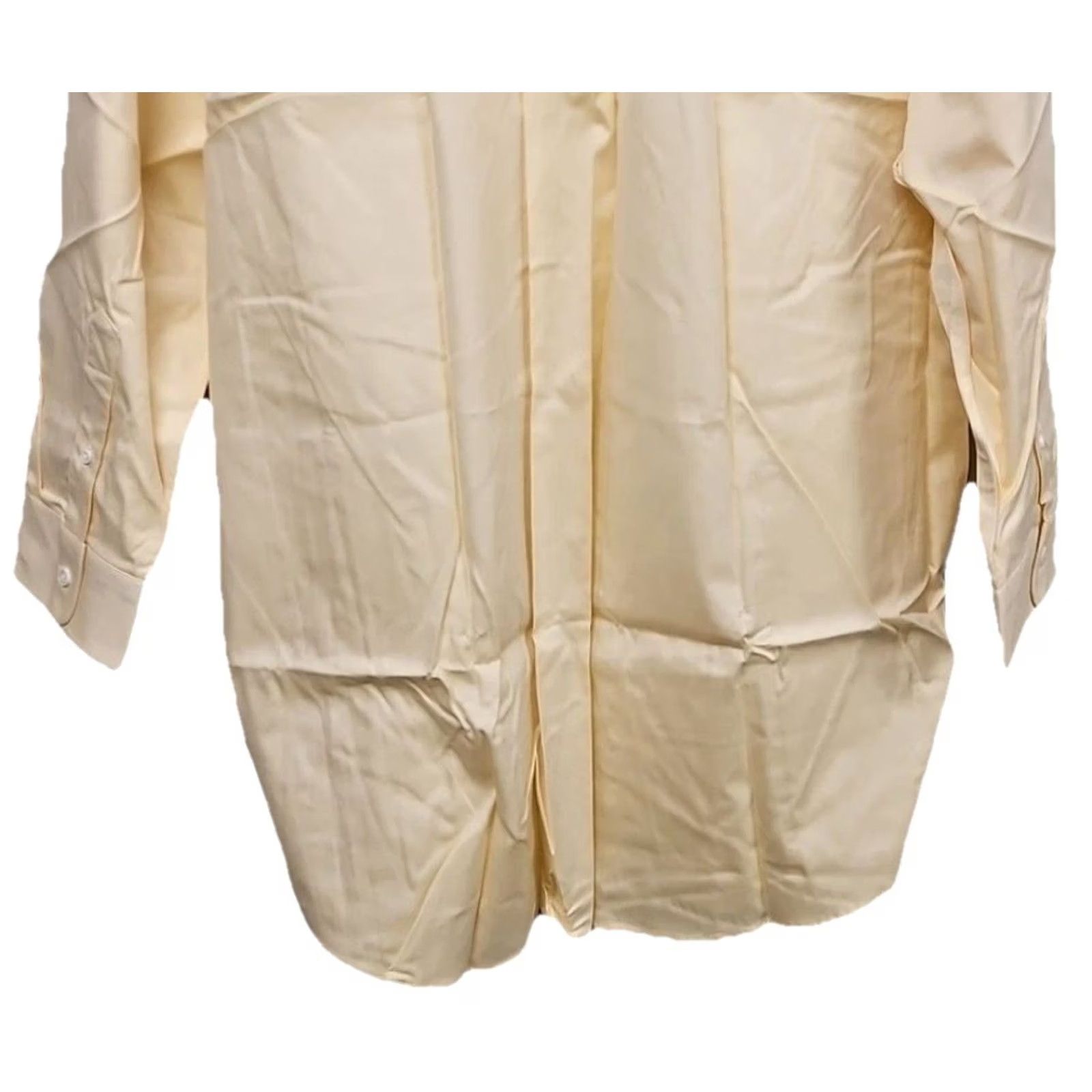 Roundtree & Yorke Roundtree & Yorke Casuals Button Up Long Sleeve Men XL Shirt Yellow NWT Cotton Size US XL / EU 56 / 4 - 6 Thumbnail