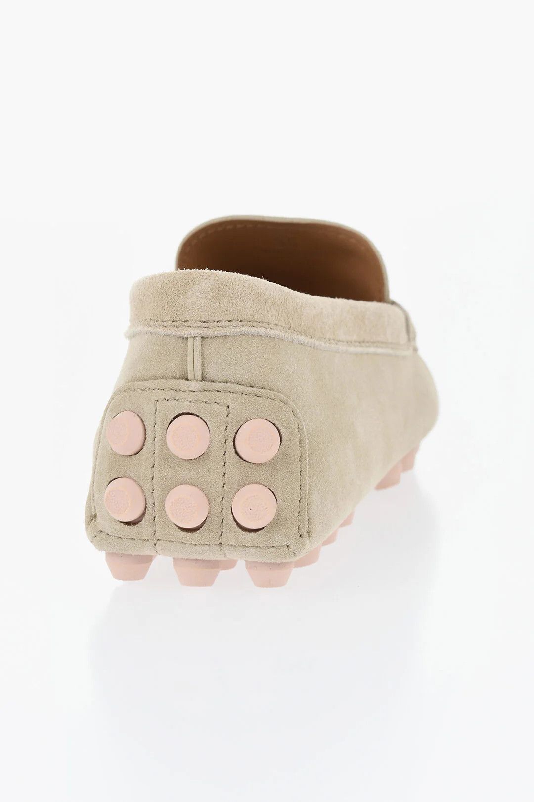 Tod's og1mm0426 Suede Penny Loafers in Beige Size US 6 / IT 36 - 2 Thumbnail