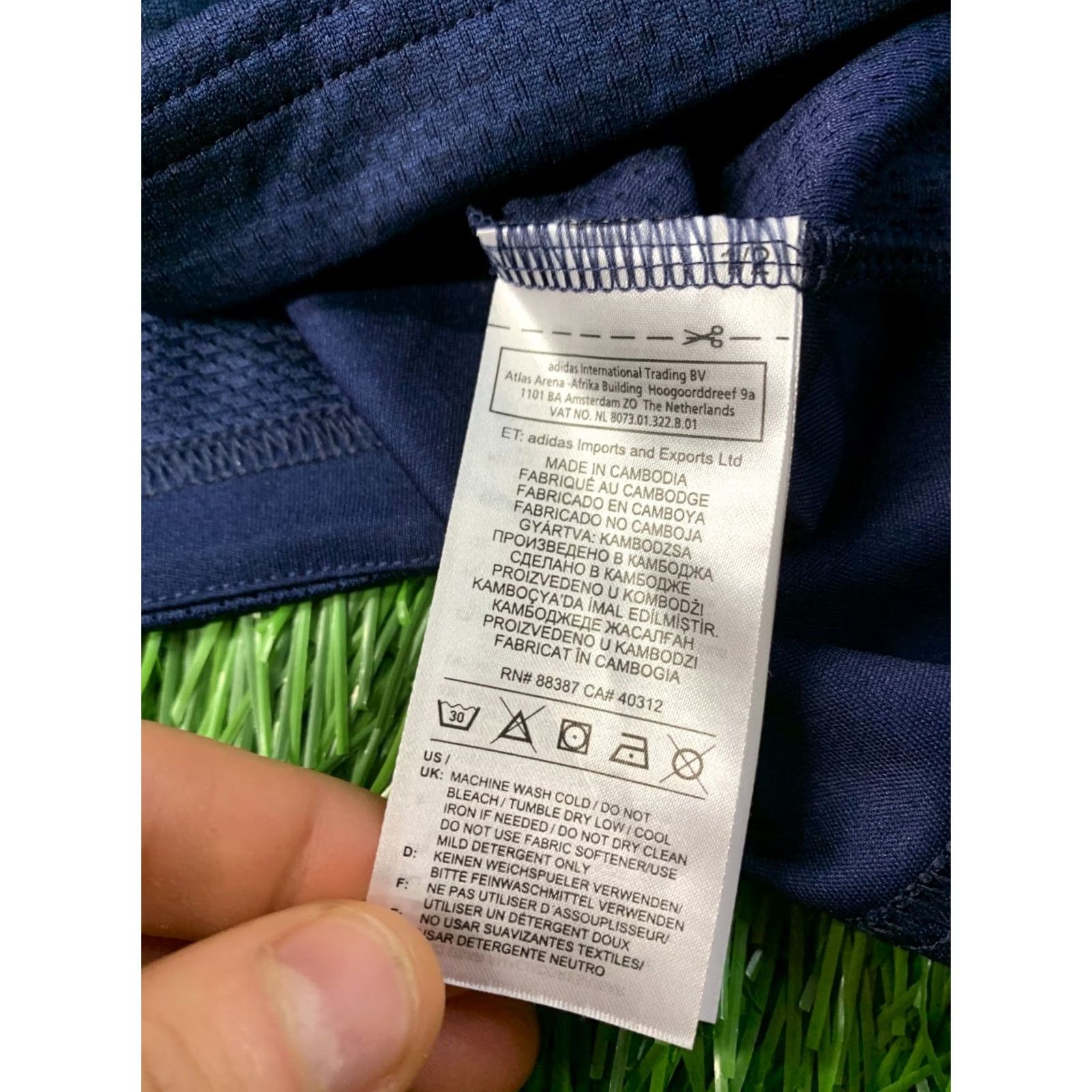 Adidas ADIDAS Performance 2019 Sport Training Men Shirt Jersey Tee Original XL Man T-Shirt Navy Blue Peach 2019 Running Base Layer Short Sleeve Crew Neck Size US XL / EU 56 / 4 - 6 Thumbnail