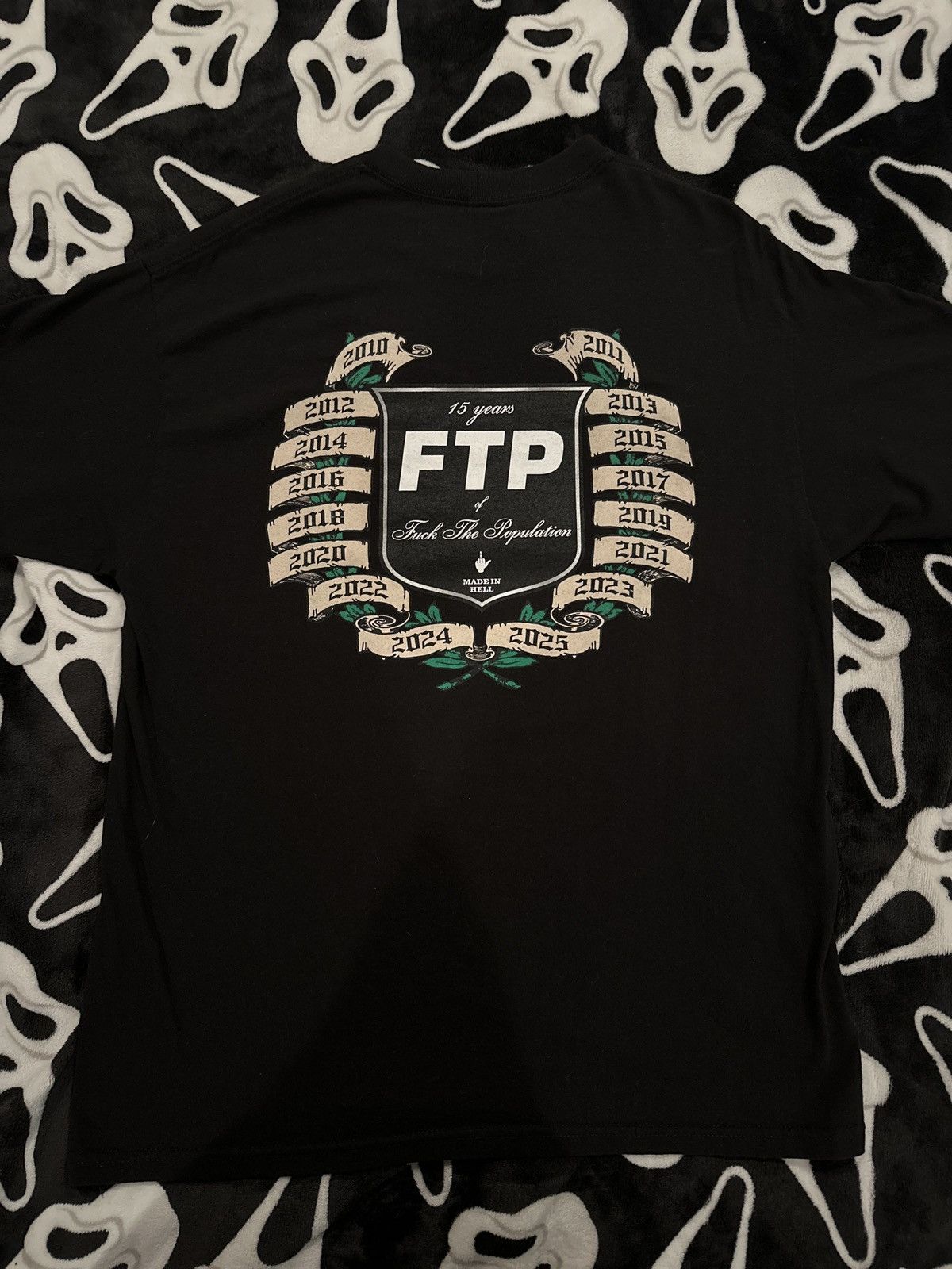 Fuck The Population FTP 15 Year Tee Size US L / EU 52-54 / 3 - 1 Thumbnail