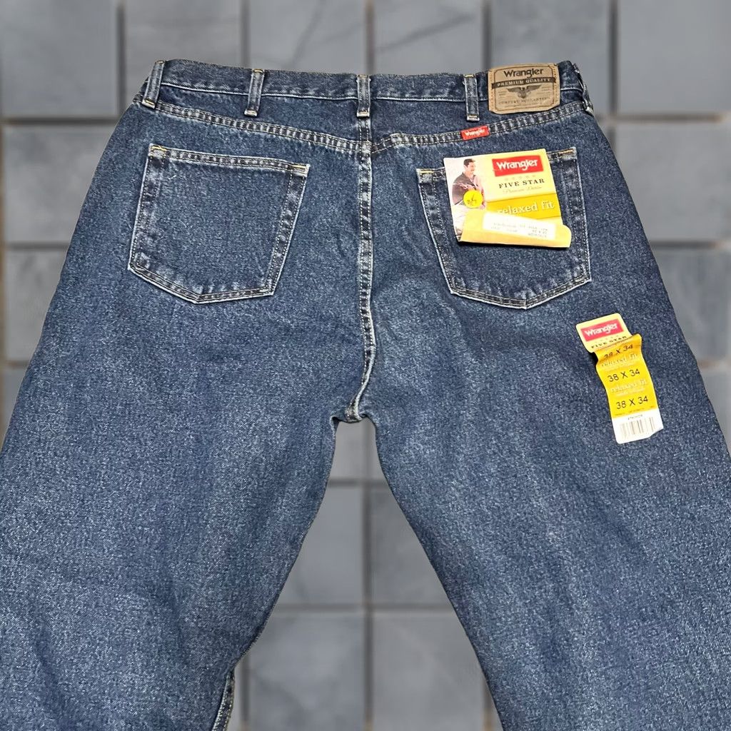 Wrangler Wrangler Jeans Pants Denim Straight Relaxed Mens 38 x34 able Size US 38 / EU 54 - 1 Thumbnail