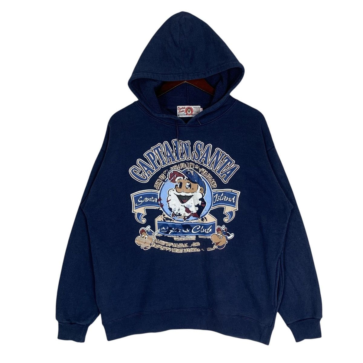 Vintage Vintage Captain Santa JapaneseBrand StreetWear Hoodie Size US L / EU 52-54 / 3 - 1 Thumbnail